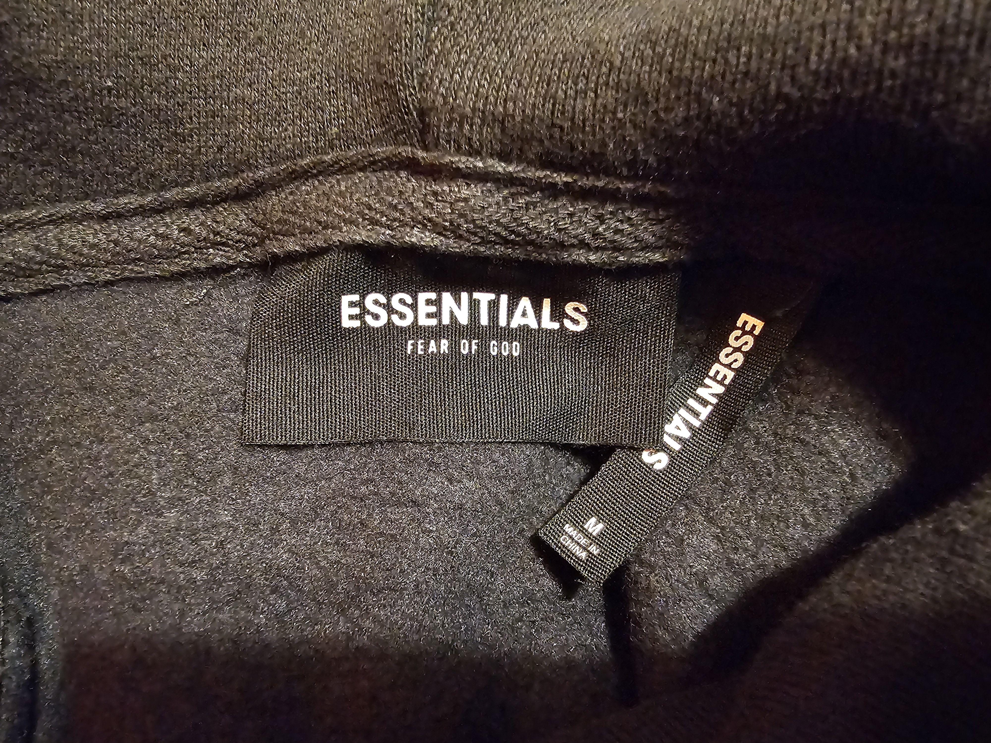 Essentials Fear of God (FOG) Essentials FW19 3M Reflective Hoodie Black Size US M / EU 48-50 / 2 - 7 Thumbnail