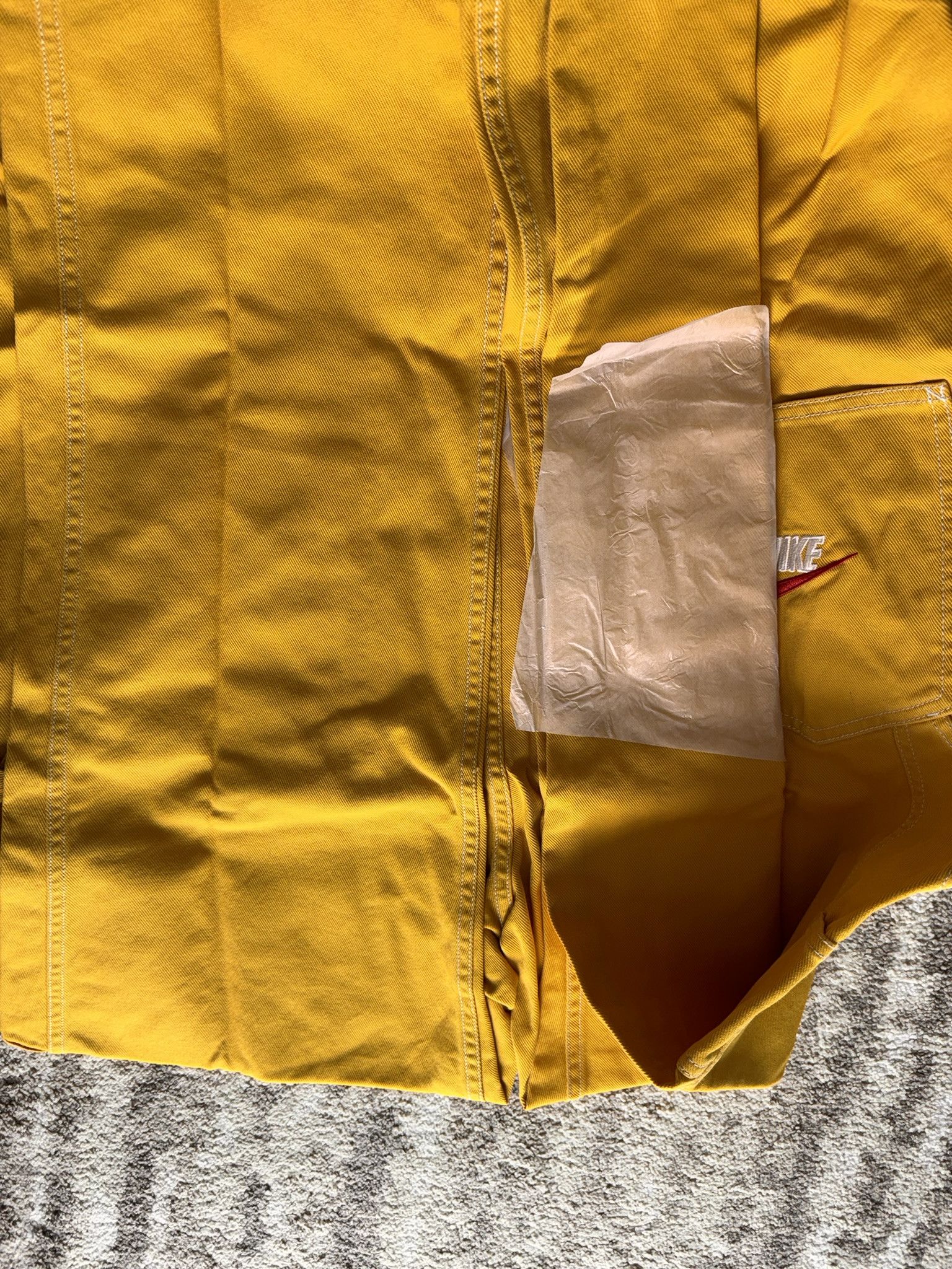 Supreme Supreme Nike Cotton Twill Overalls Mustard Large