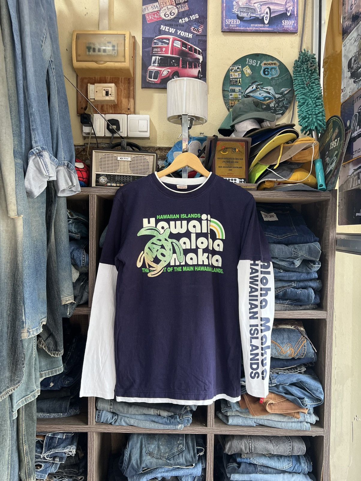 Japanese Brand 🔥Mauloa Hawaiian Islands Long Sleeve Size US M / EU 48-50 / 2 - 1 Thumbnail