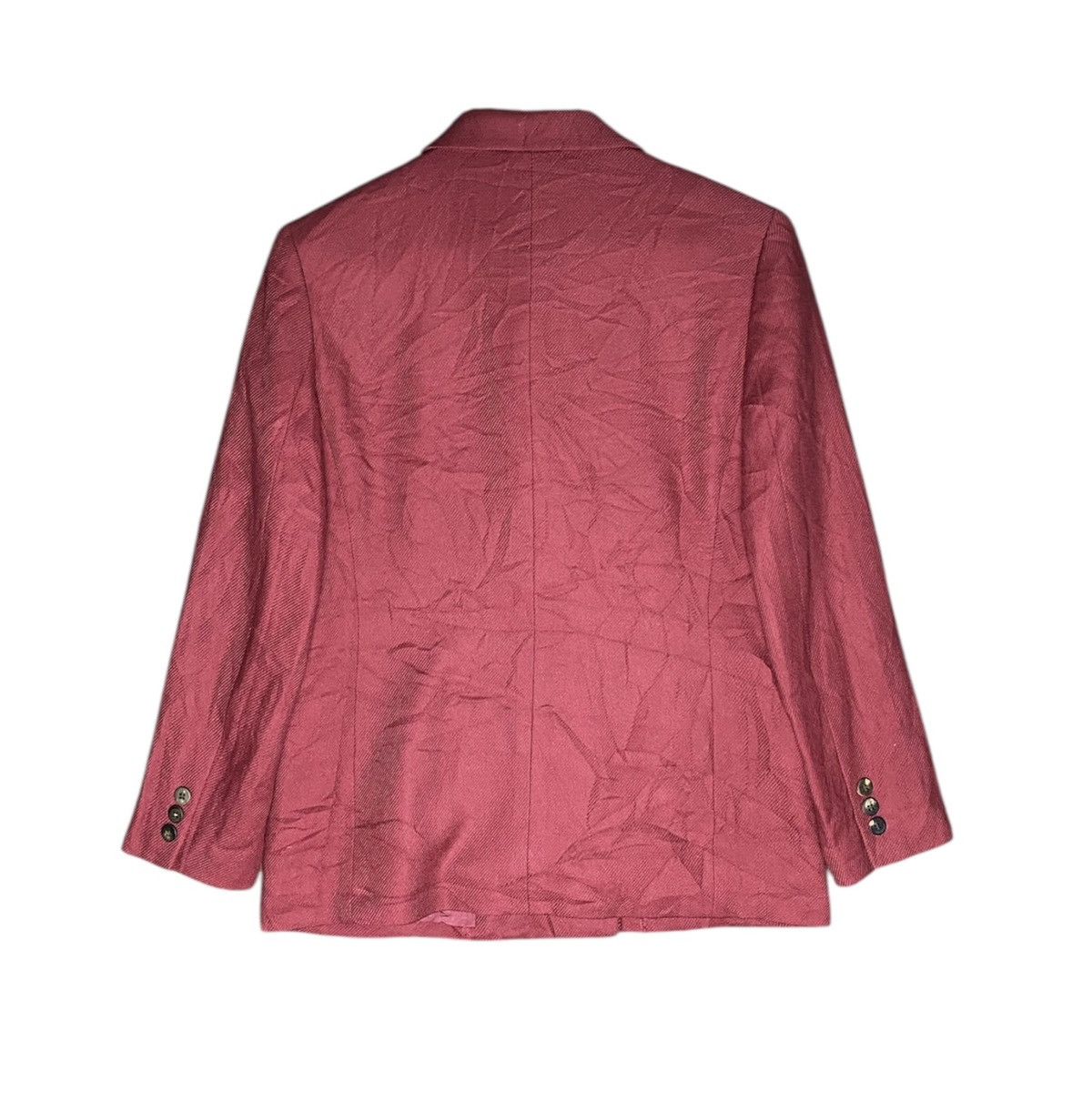 Burberry Vintage Burberrys Red Blazer Size 38R - 3 Thumbnail
