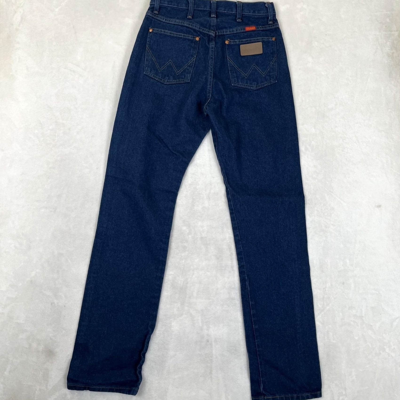 Wrangler VINTAGE Wrangler Jeans Womens 11x34 High Rise Straight Denim Blue Dark Wash Jeans Size 32" / US 10 / IT 46 - 6 Thumbnail
