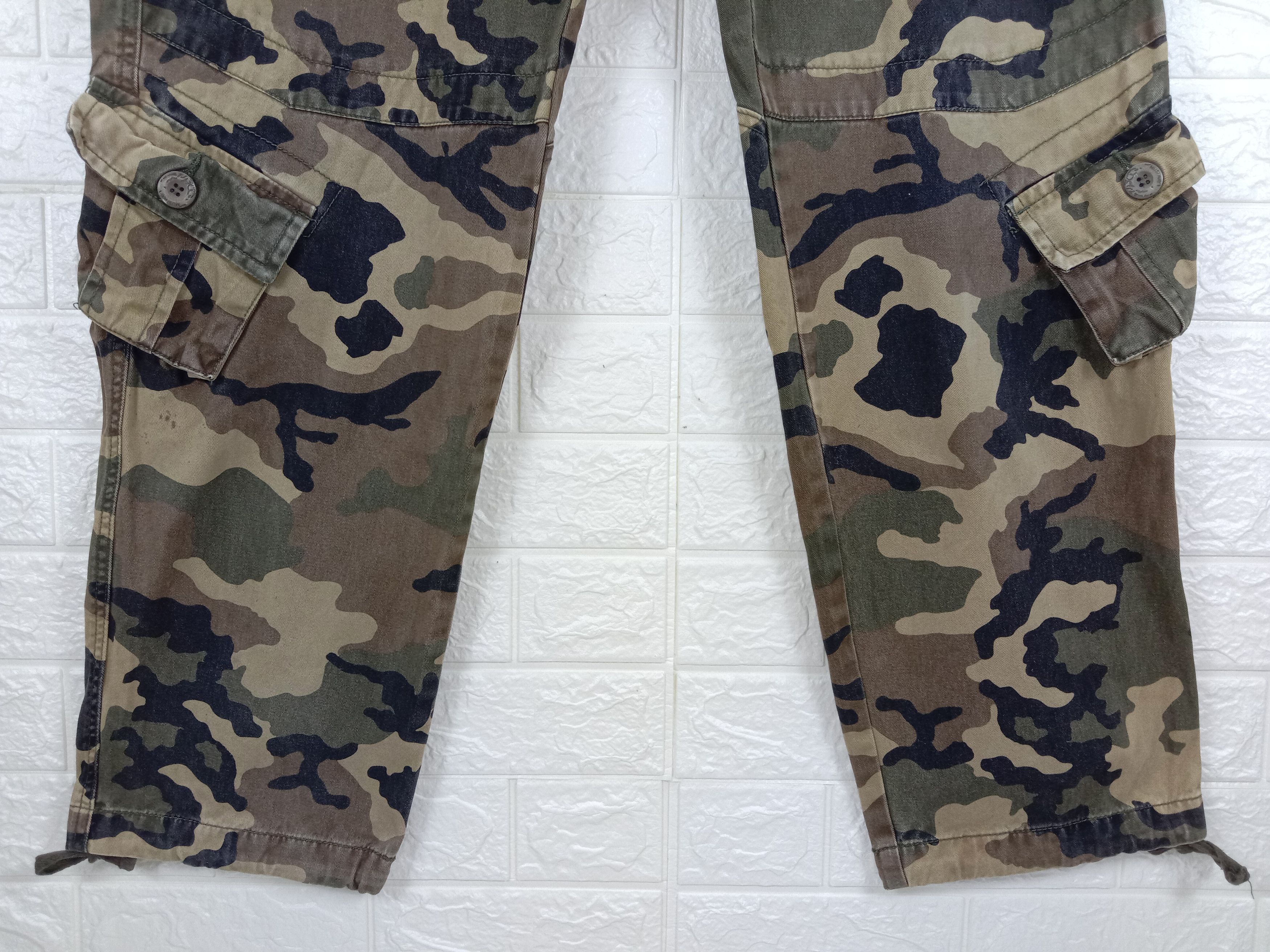 Japanese Brand Vintage Camo Mustway Multi Pocket Cargo Pants Size US 38 / EU 54 - 4 Thumbnail