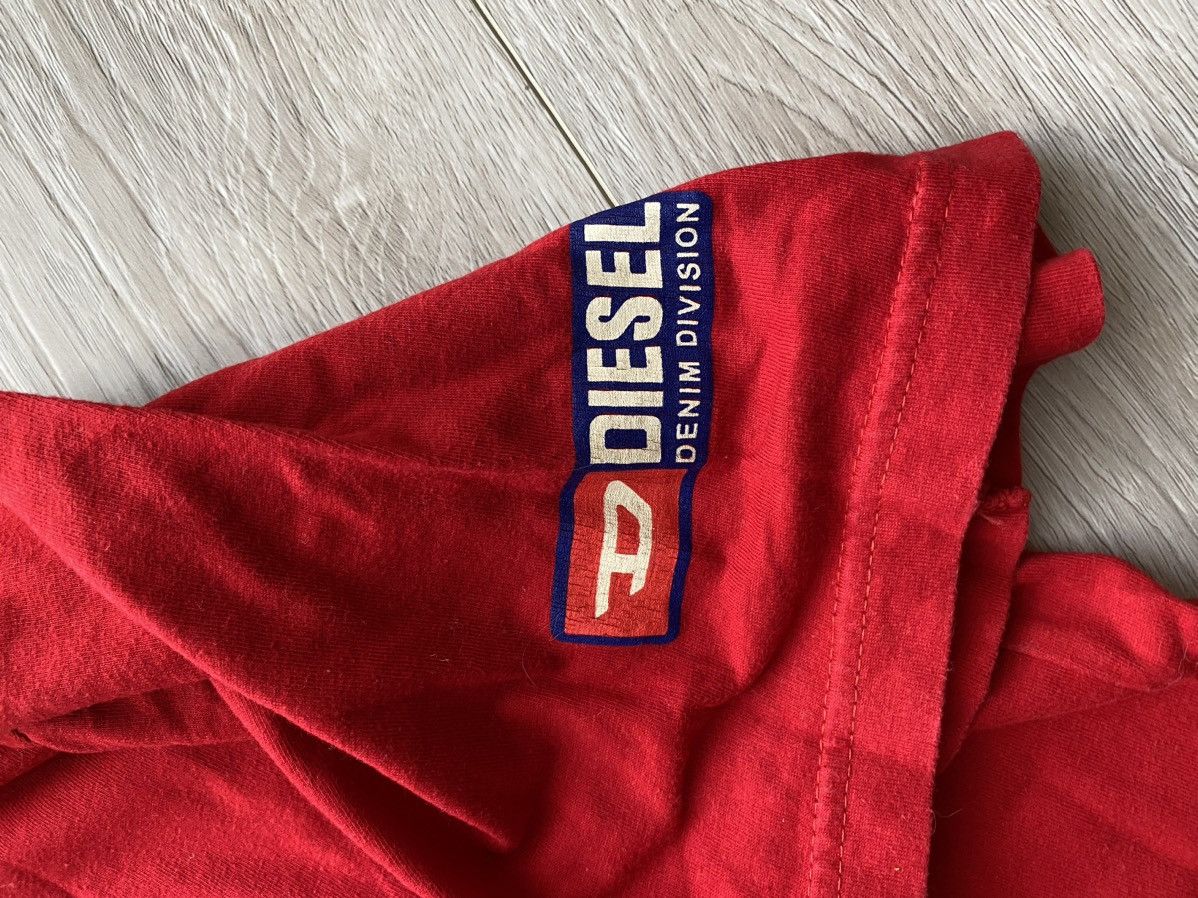 Diesel × Vintage Vintage Y2K Diesel t shirt Punk Face Avant Garde Japan style Size US XL / EU 56 / 4 - 3 Thumbnail