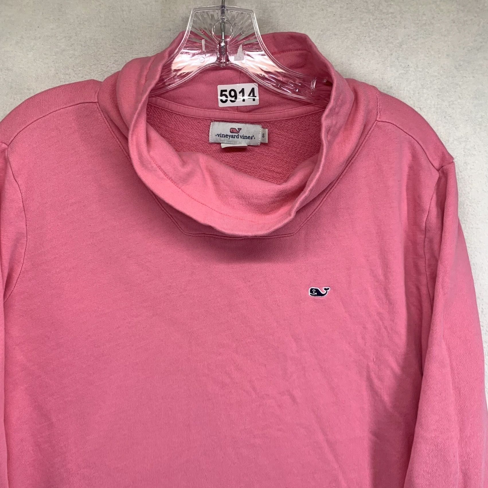 Vineyard Vines Vineyard Vines Women's Sweatshirt XS Pink Cowl Neck Long Sleeve Pullover Casual Activewear Size XS / US 0-2 / IT 36-38 - 4 Thumbnail