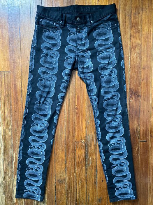 Hysteric Glamour Snake Denim | Grailed