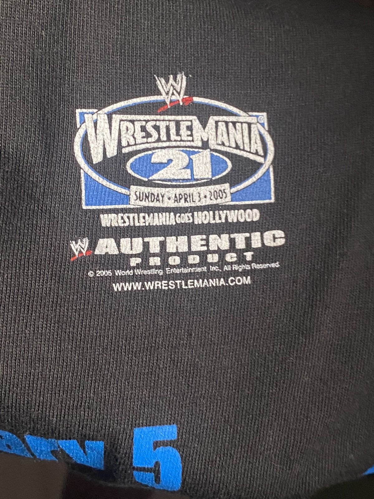 Vintage × WWE Vintage WWE 2004 Wrestlemania Japan Tour Shoot Tag Size US L / EU 52-54 / 3 - 7 Thumbnail