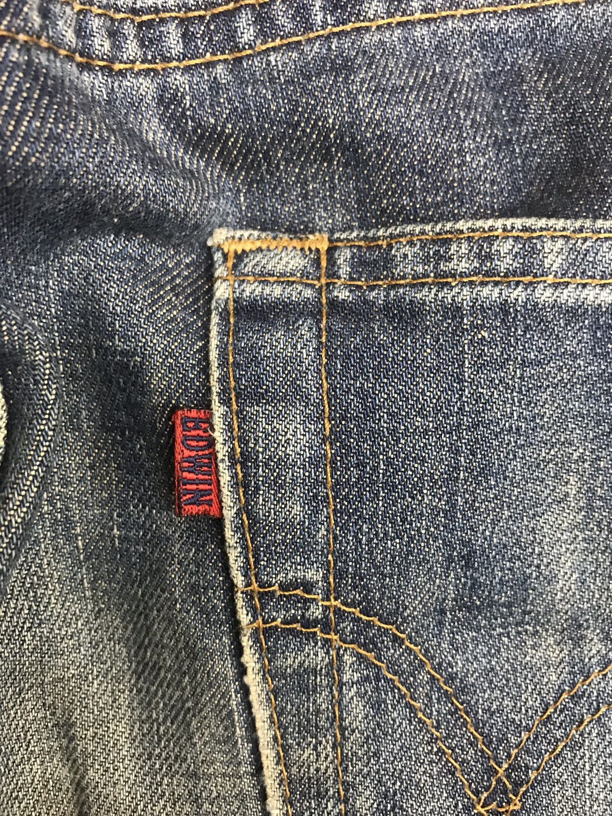 Edwin 💥90s Style💥Vintage EDWIN 503z Mudwash Distressed Denim F46 Size US 28 / EU 44 - 18 Thumbnail