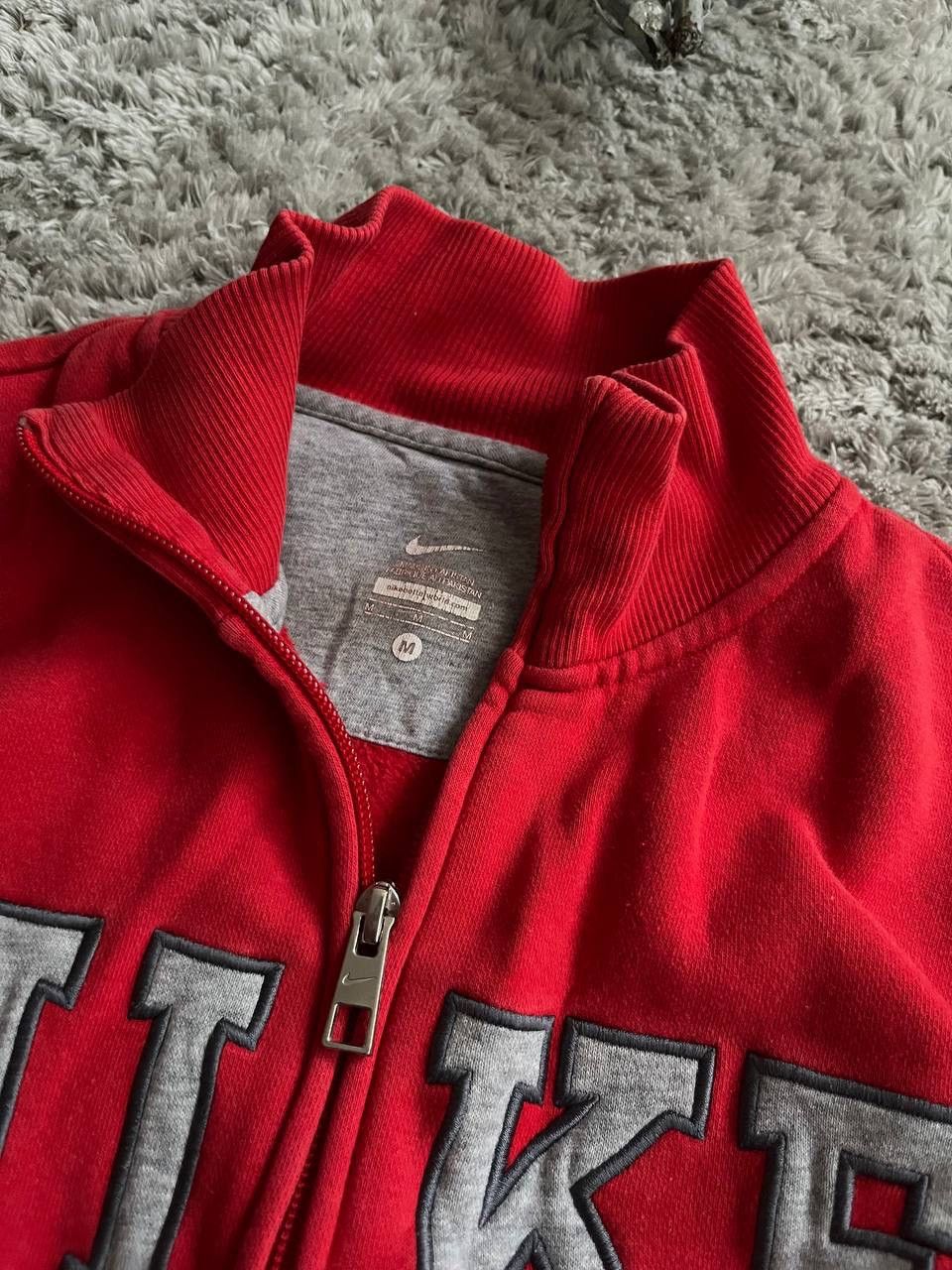 Nike × Vintage Vintage 00s Nike Rare Hoodie Zip Big Logo Size US S / EU 44-46 / 1 - 6 Thumbnail