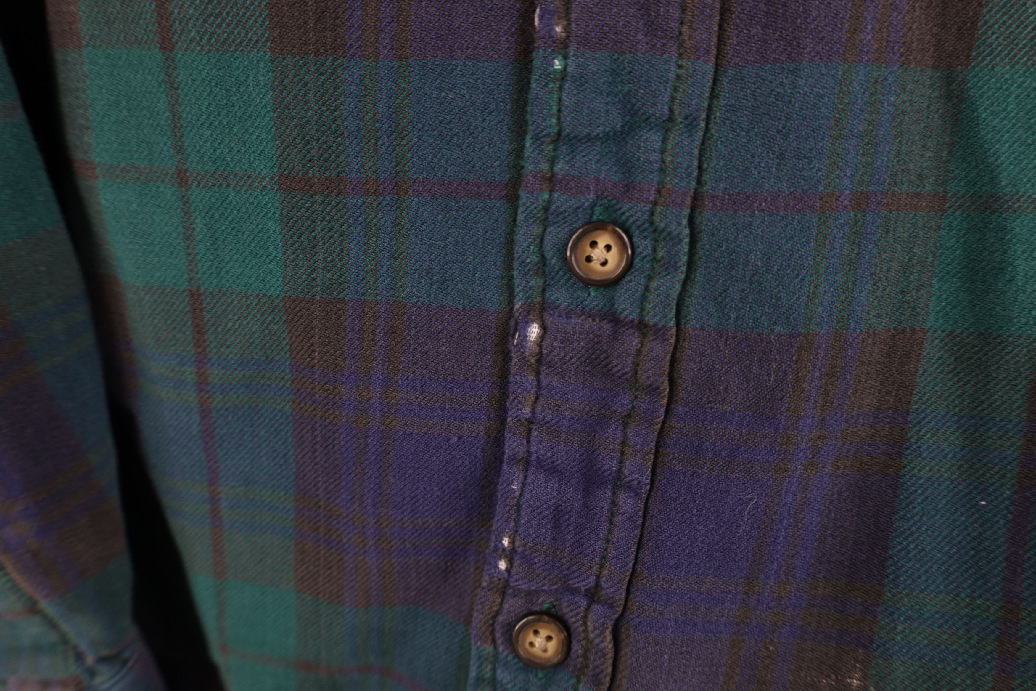 Gap Vintage 90s Gap Flannel Collared Button Down Shirt Plaid Size US M / EU 48-50 / 2 - 4 Thumbnail