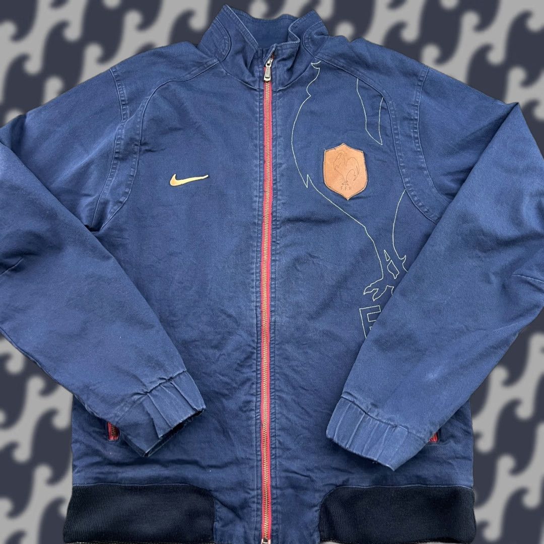 Cav Empt × Nike Nike x CE Track Jacket Navy/Tan | Grailed