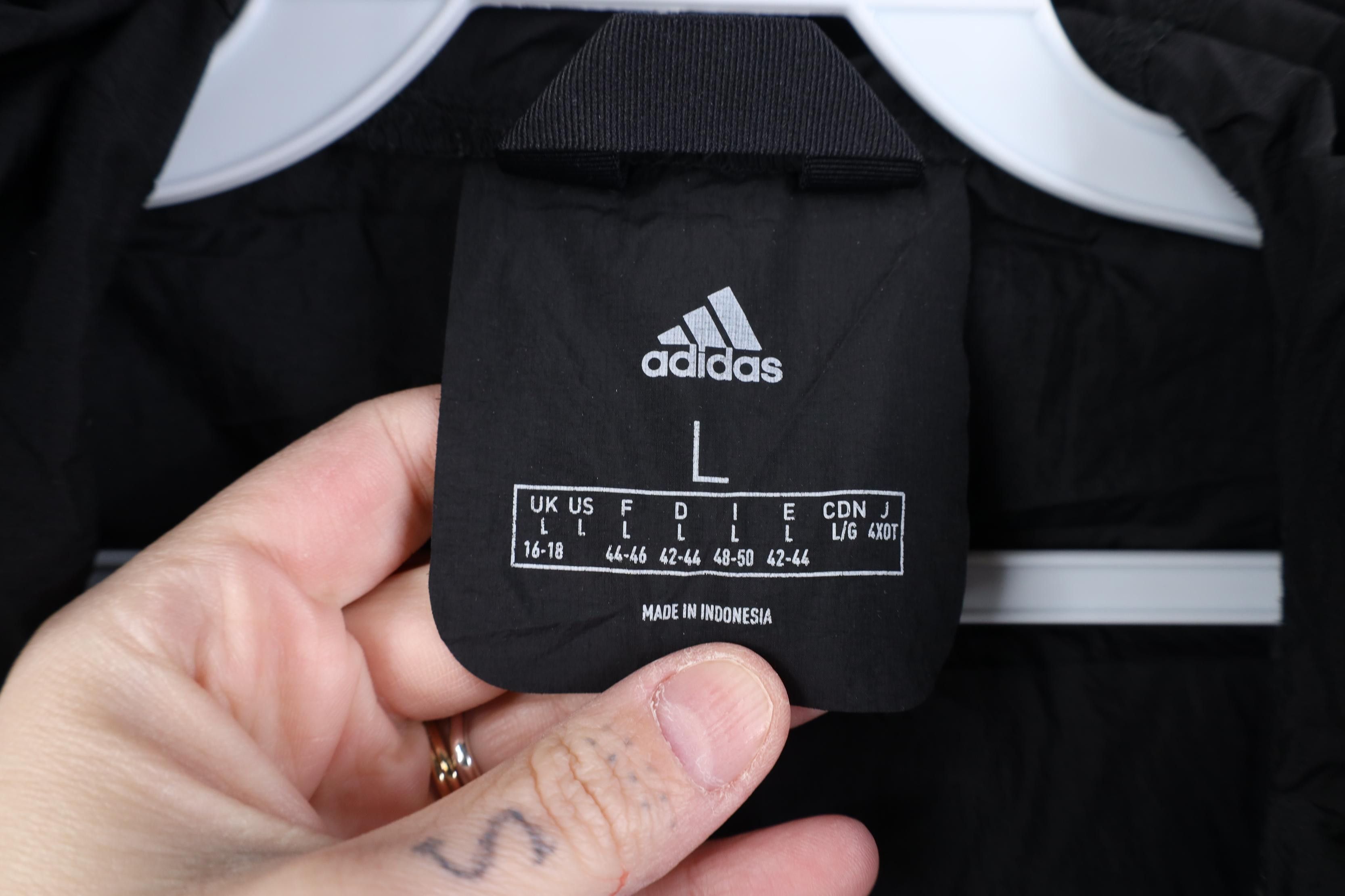 Adidas Vintage Y2K Adidas Cropped Anorak Windbreaker Jacket Size L / US 10 / IT 46 - 8 Thumbnail