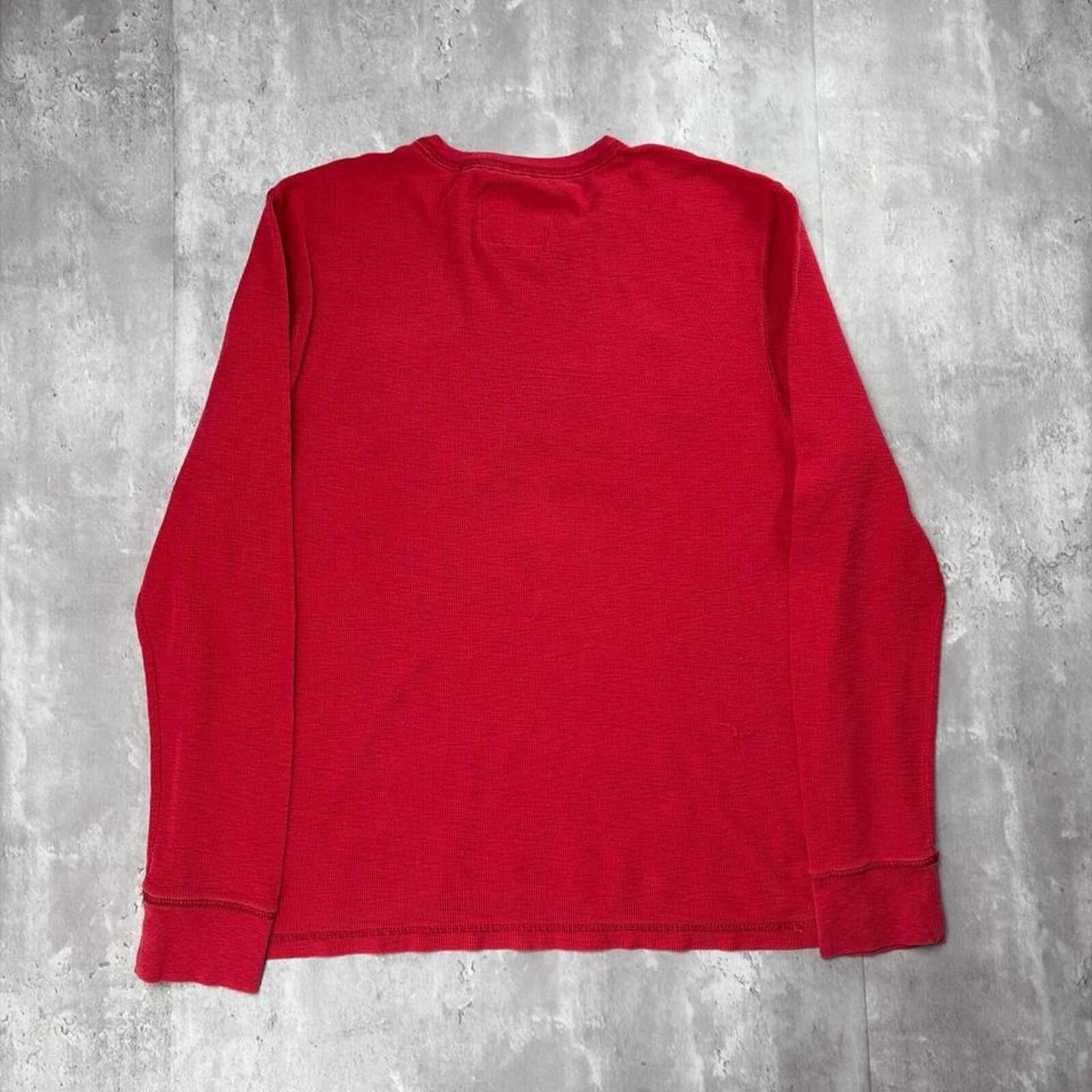 Aeropostale Y2K Red Aeropostale Surf Grunge Long Sleeve Thermal Shirt Size US XL / EU 56 / 4 - 7 Thumbnail