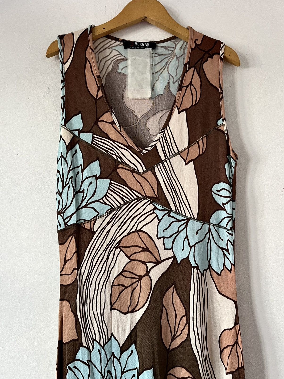 Morgan De Toi Vintage Morgan De Toi Floral Print Maxi Bodycon Dress Size M / US 6-8 / IT 42-44 - 3 Thumbnail