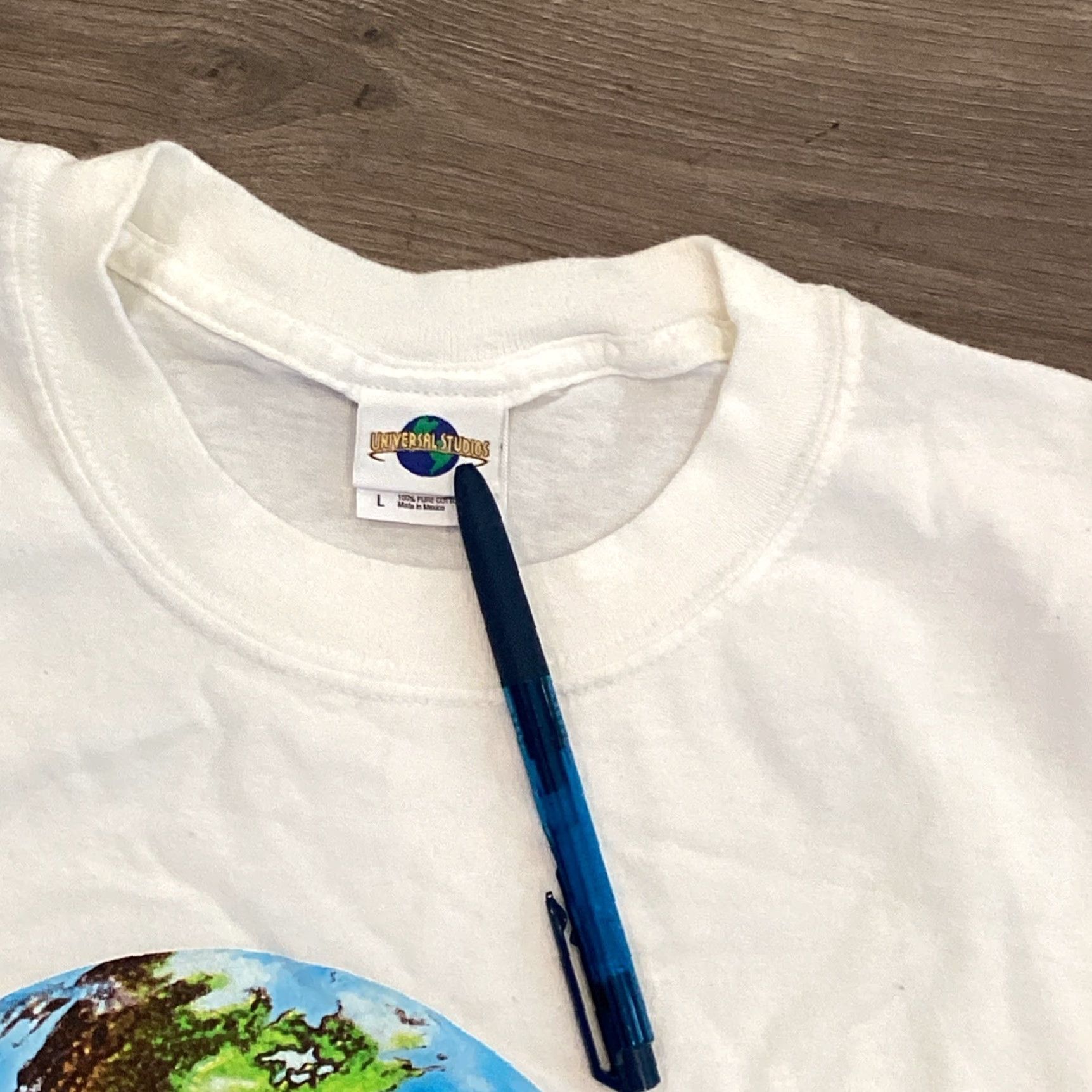 Vintage VINTAGE Universal Studios Hollywood T-Shirt Large White Short Sleeve Mens Size US L / EU 52-54 / 3 - 7 Thumbnail