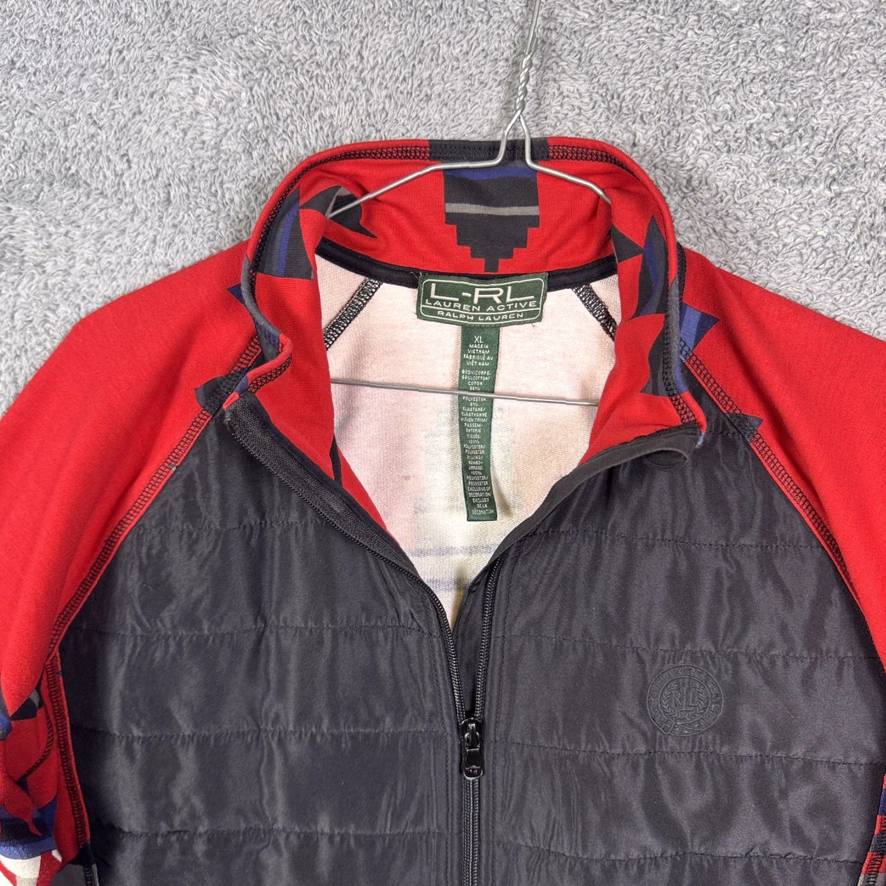 Ralph Lauren Lauren Ralph Lauren Jacket Womens XL LRL Active Full Zip Southwest Aztec Tech Jacket Size XL / US 12-14 / IT 48-50 - 3 Thumbnail