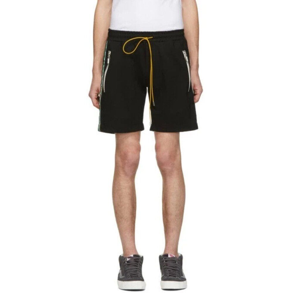 Rhude Rhude Traxedo Shorts Size S Mens Black Green NWT Size US 28 / EU 44 - 1 Thumbnail