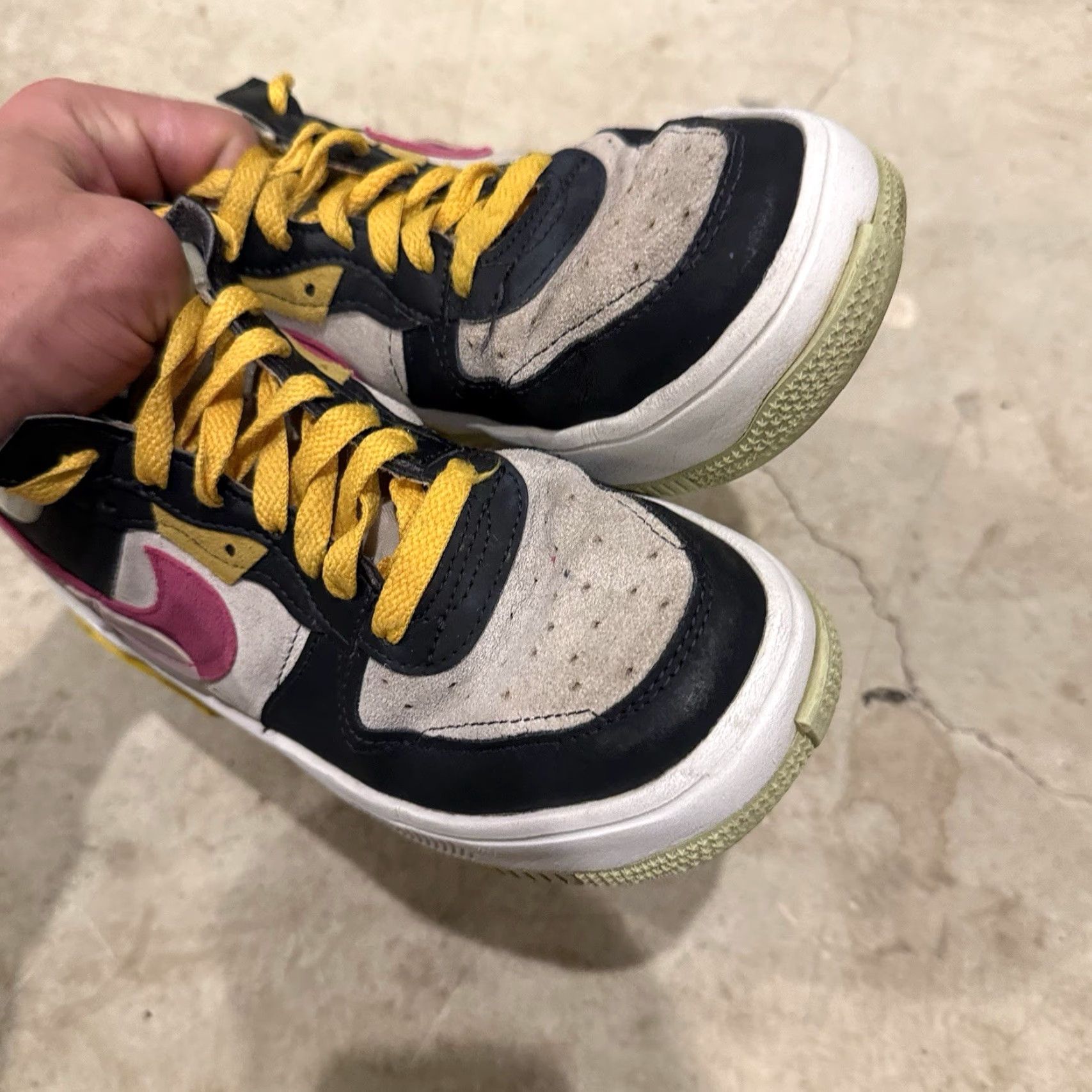 Nike Nike Air Force 1 Fontanka Pink Prime Sneaker Womens Size 7 DR7880-001 (AF1) Prime Nike Pattern Multicolor Logo Shoes Size US 7 / IT 37 - 4 Thumbnail