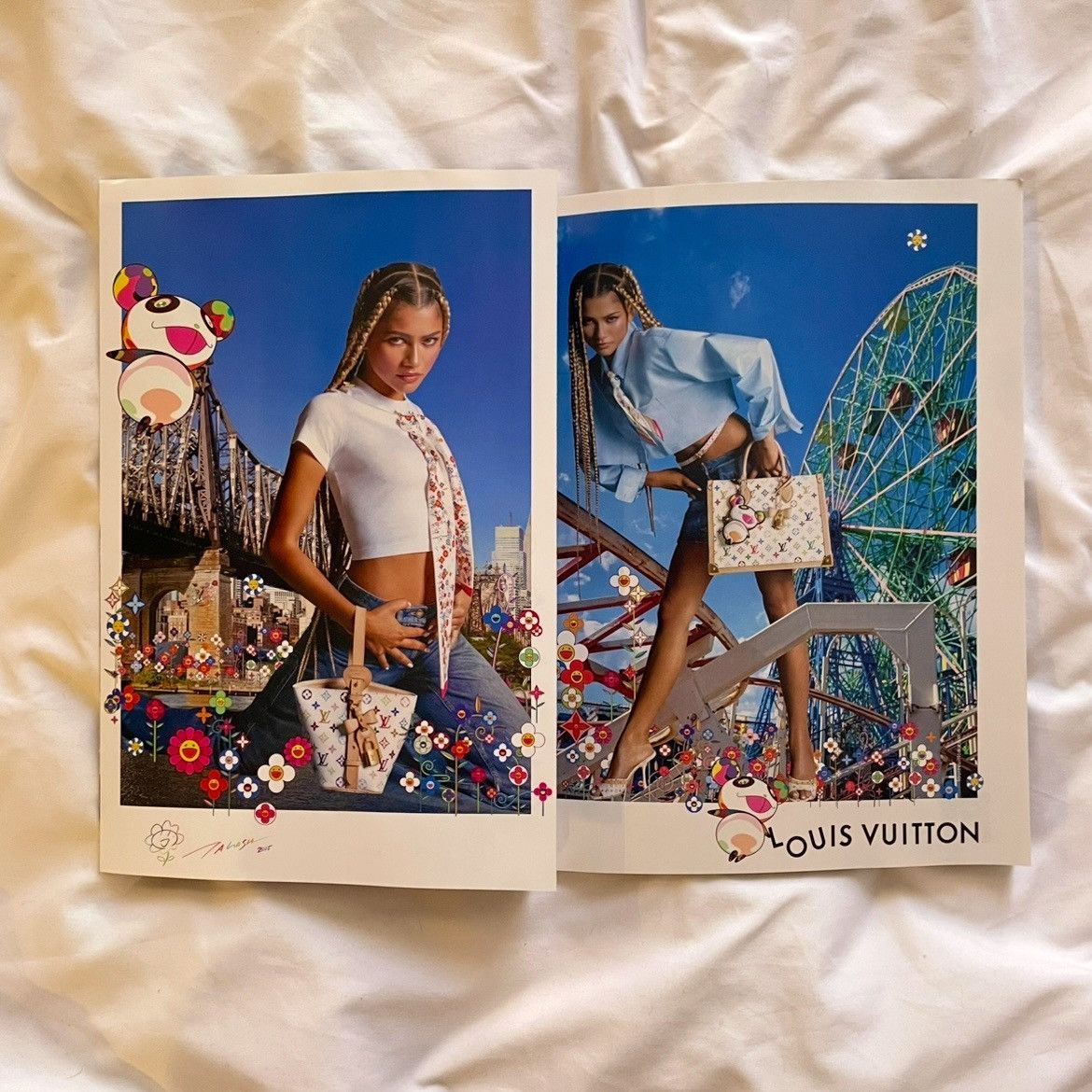 Louis Vuitton × Takashi Murakami Louis Vuitton x Takashi Murakami Zendaya Landscape Poster Size ONE SIZE - 7 Thumbnail