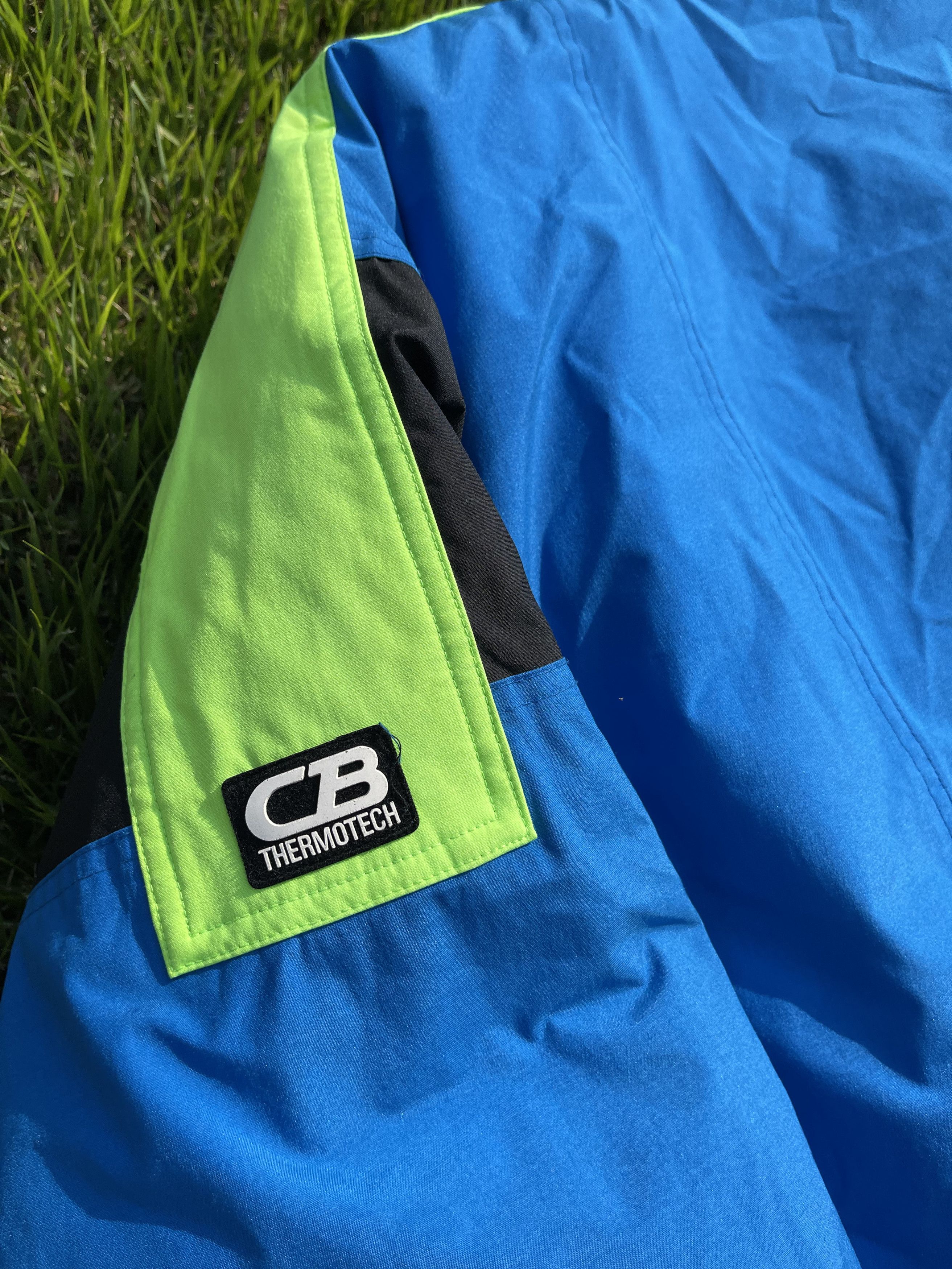 Vintage CB Sports Thermotech 90's Vintage Neon Retro Jacket Coat Size US XXL / EU 58 / 5 - 14 Thumbnail