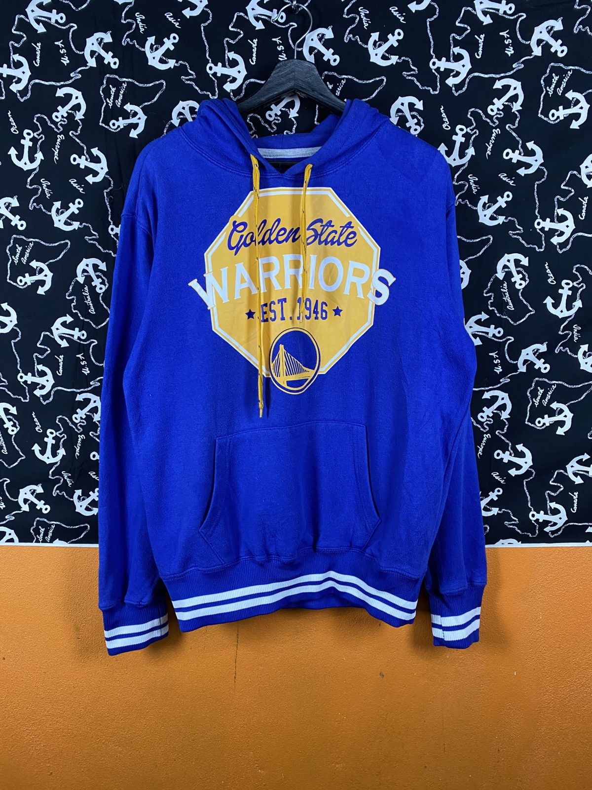 NBA Golden State Warriors Blue Pullover Hoodie – NBA Team Logo Size US S / EU 44-46 / 1 - 3 Thumbnail
