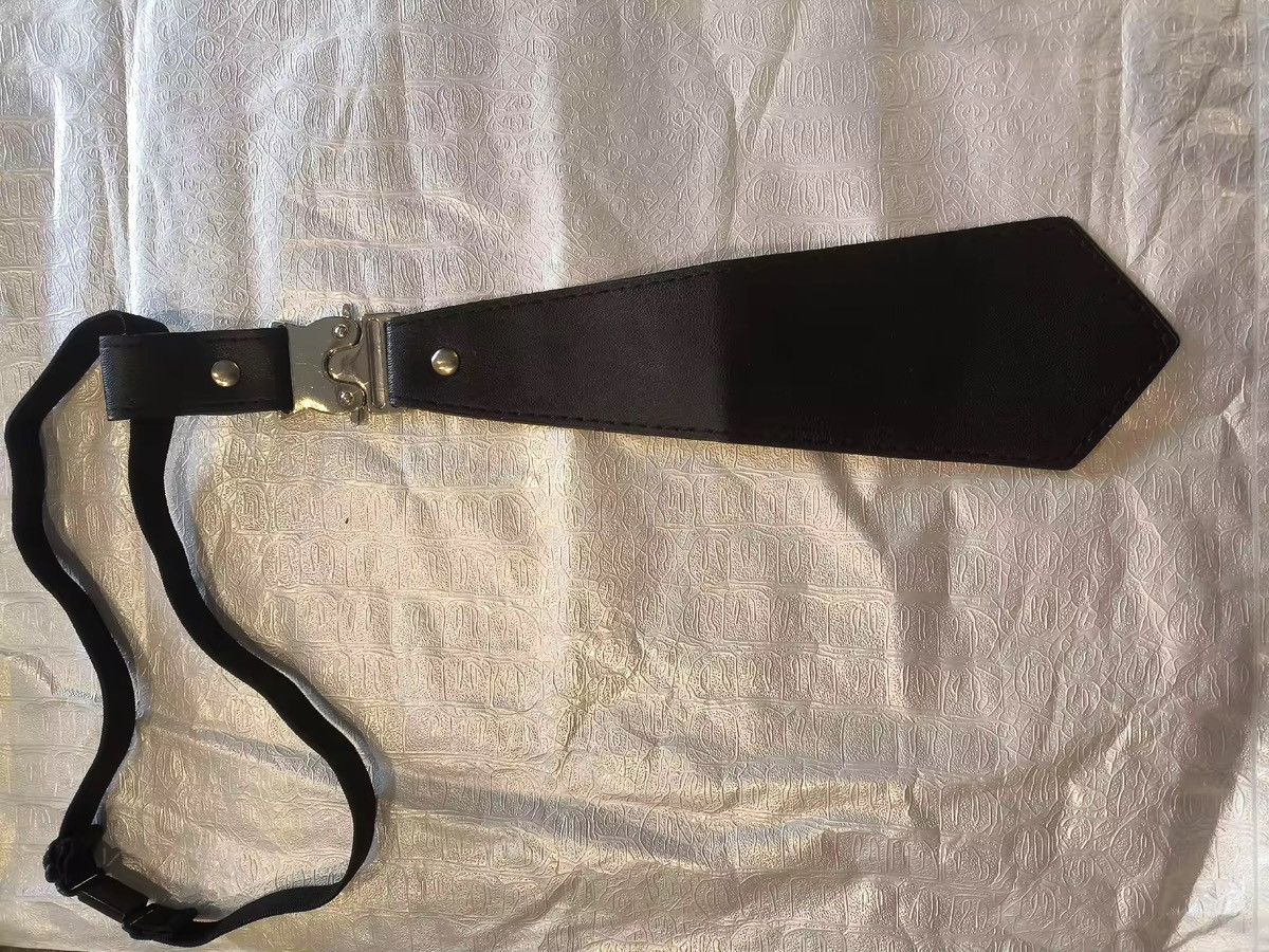 Japanese Brand × Leather Fashion faux leather tie aesthetic Size ONE SIZE - 3 Thumbnail