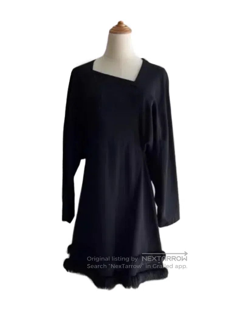 Comme des Garcons Comme des Garcons Furry hem dress Size S / US 4 / IT 40 - 1 Thumbnail