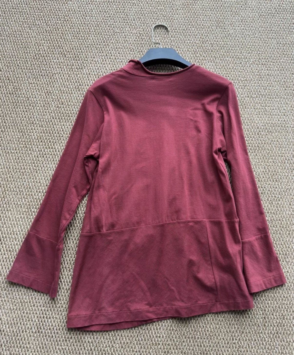 Comme des Garcons COMME des GARÇONS Brick Red Long Sleeve T-Shirt K23 Size S / US 4 / IT 40 - 5 Thumbnail