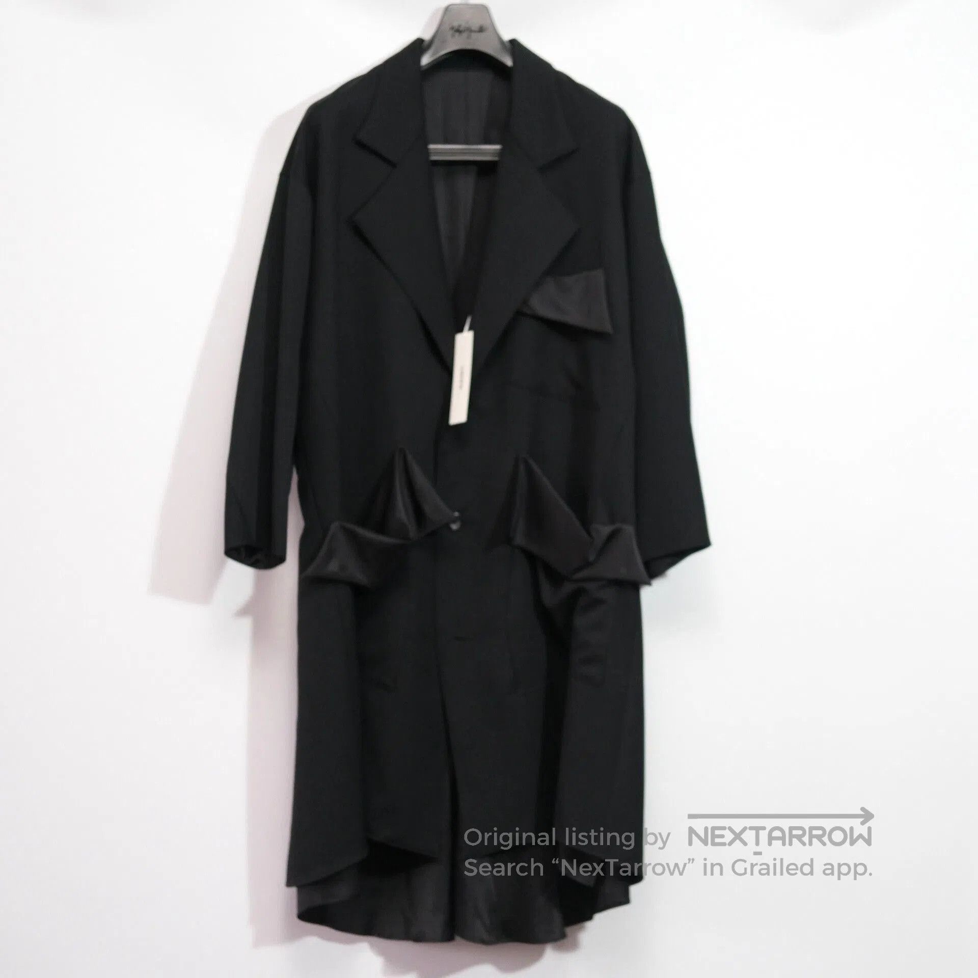 Sulvam Stylish Black Coat by Sulvam. Size US M / EU 48-50 / 2 - 1 Thumbnail