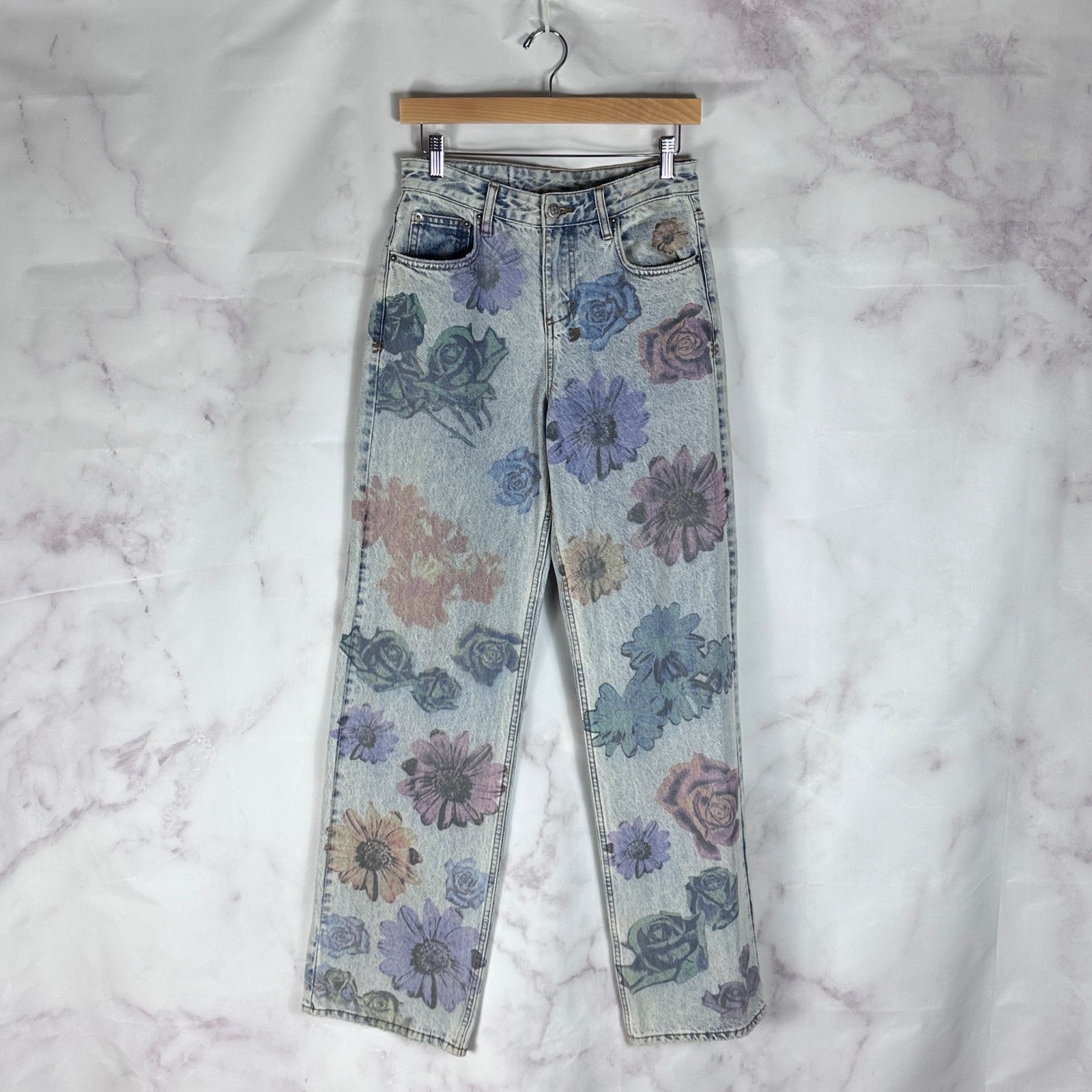 Ksubi Low Rider Cyberflora Denim Size US 28 / EU 44 - 1 Thumbnail