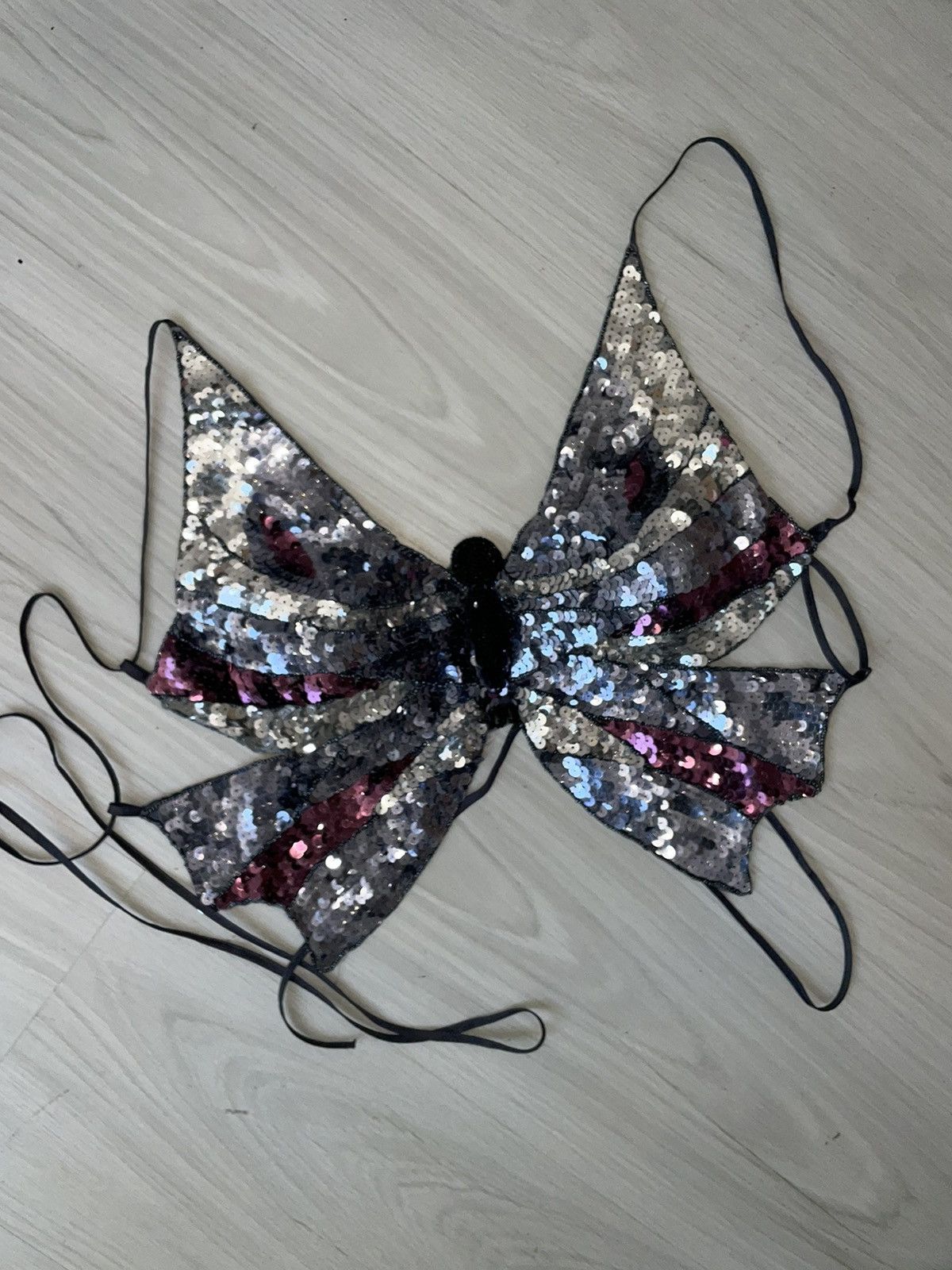 Vintage y2k butterfly top Size M / US 6-8 / IT 42-44 - 3 Thumbnail