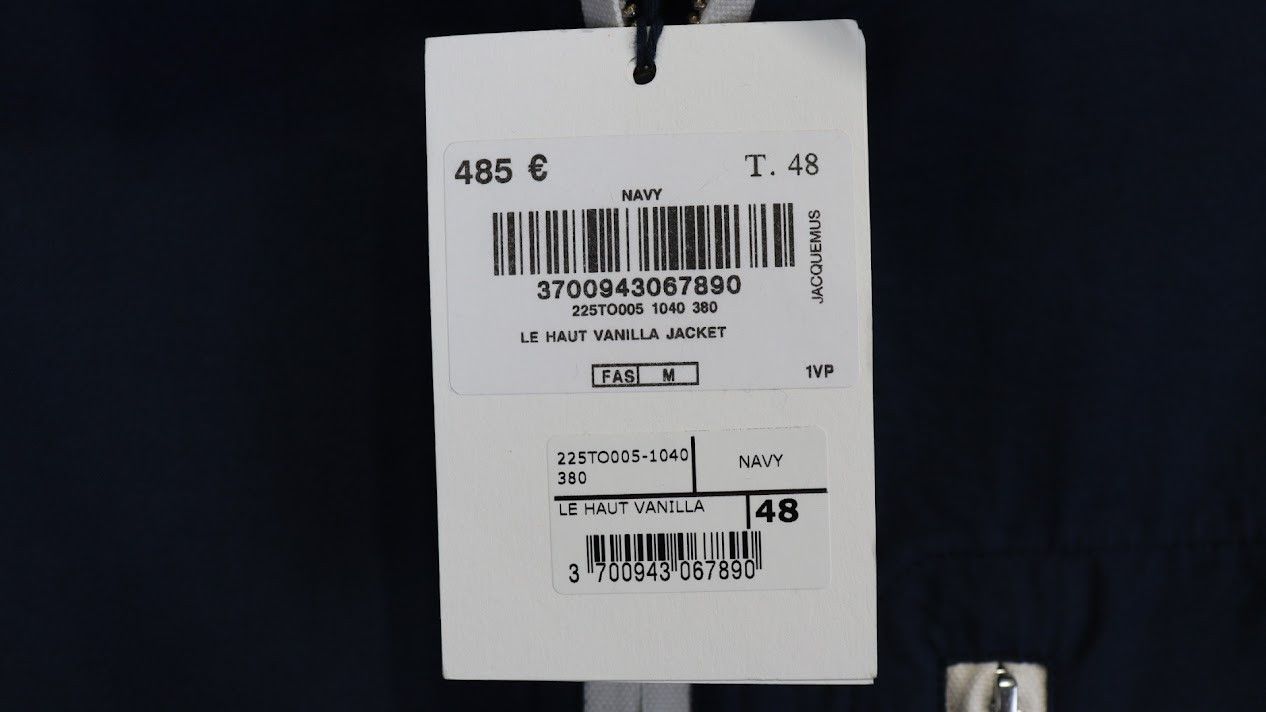 Jacquemus o1rshd1 LE Haut Vanilla Jacket in Navy Size US M / EU 48-50 / 2 - 8 Thumbnail