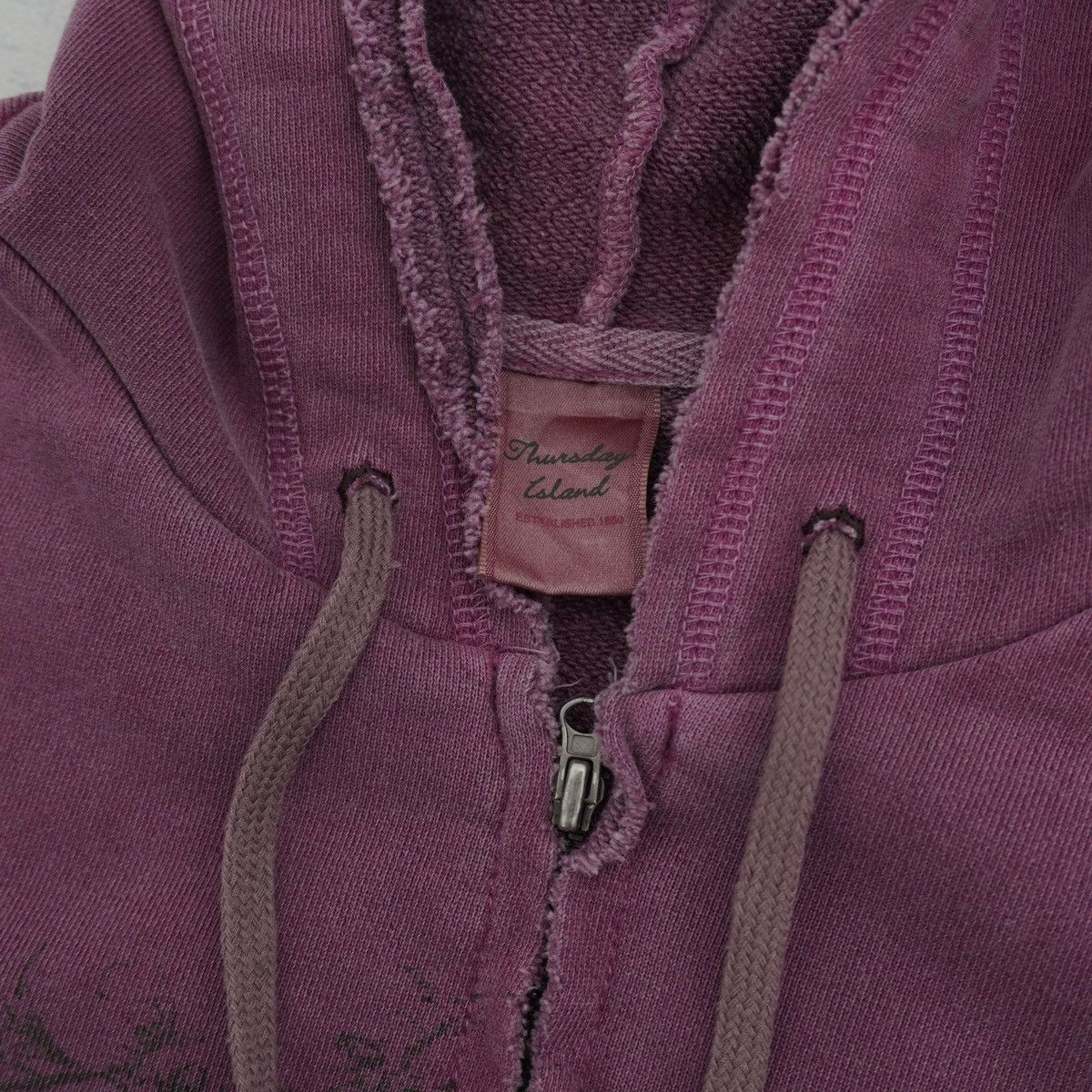 Japanese Brand 90s Japanese Distressed Hoodie Bead Drawstring lgb style Size US M / EU 48-50 / 2 - 10 Thumbnail