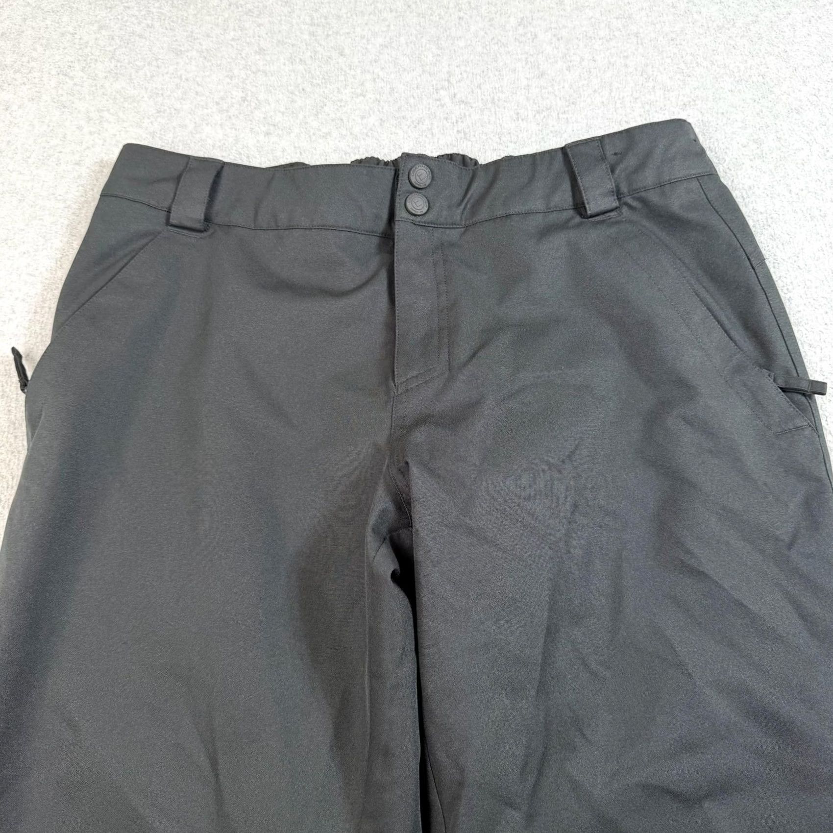 Obermeyer Obermeyer Snow Pants Men L Short Black Insulated Lined Outdoor Skiing Pockets Elastic Waist Size US 33 - 6 Thumbnail