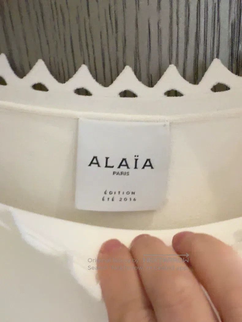 Alaia Alaia White long-sleeve shirt Size XS / US 0-2 / IT 36-38 - 2 Thumbnail