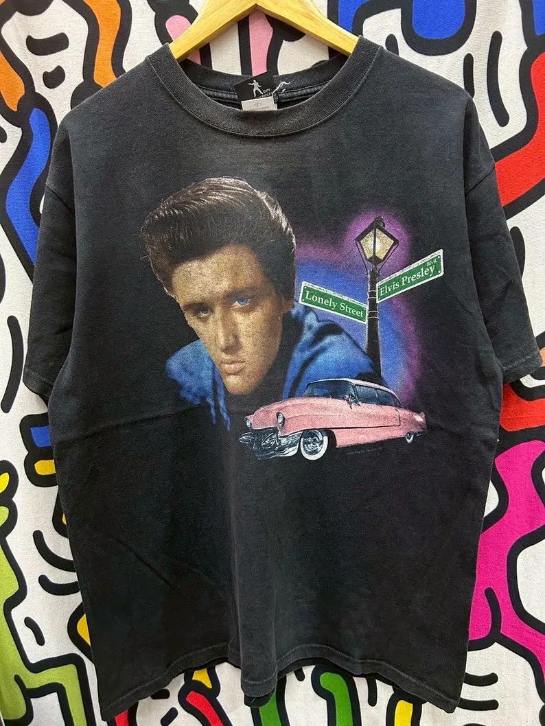 Vintage Vintage 2000s Elvis Presley tshirt size L Size US L / EU 52-54 / 3 - 2 Thumbnail