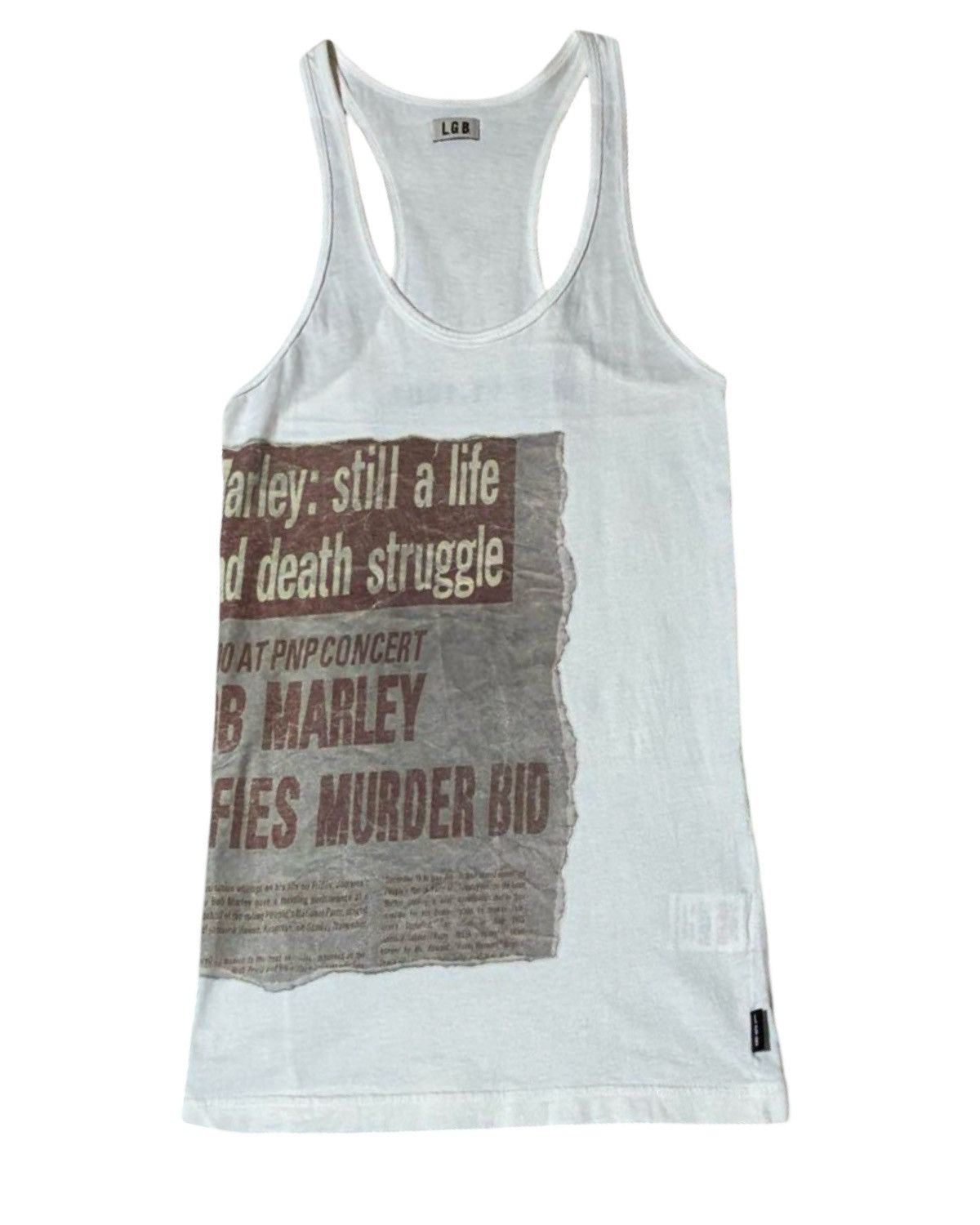 LGB初期TANK TOP BOB MARLEY 00s archive Y2K