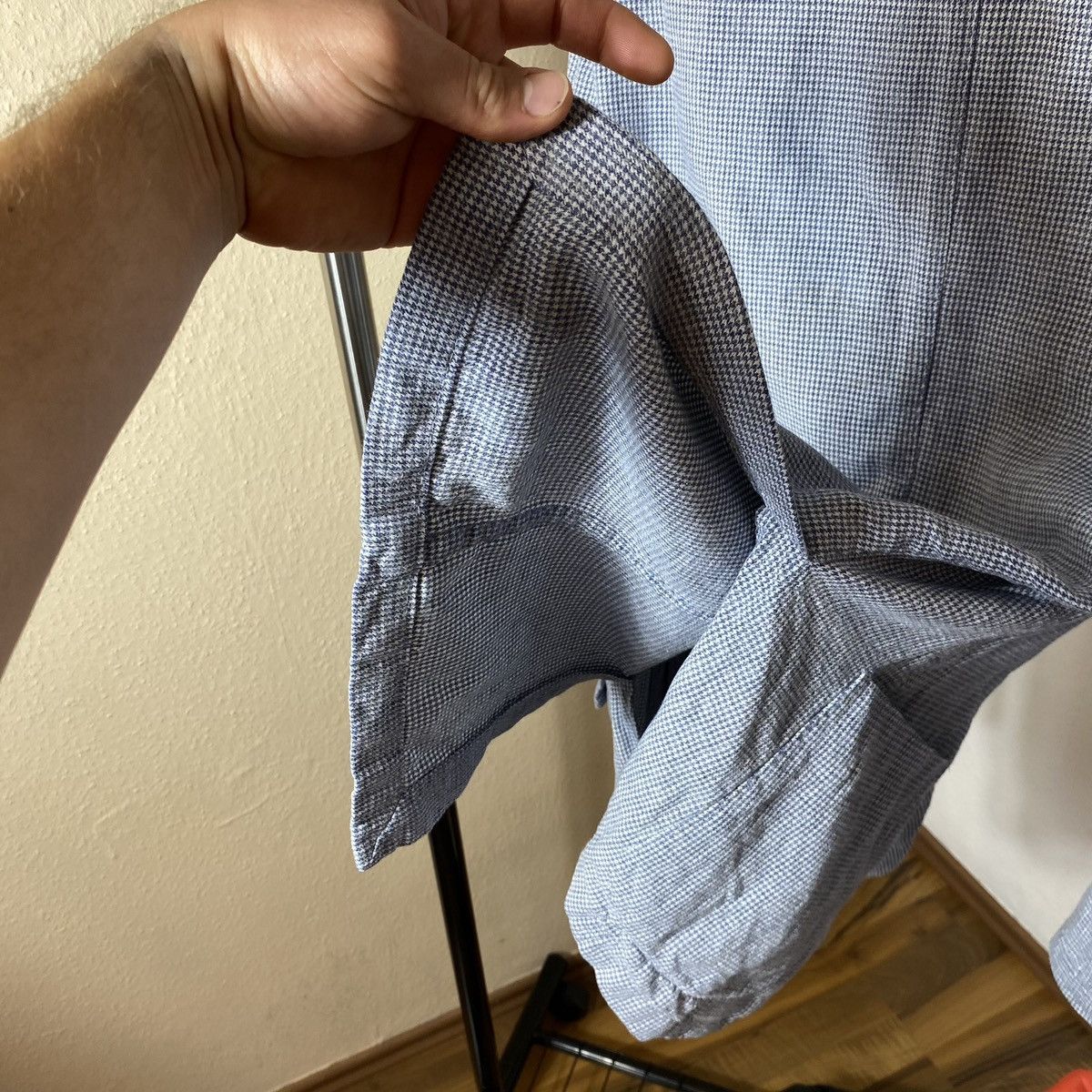 L.B.M. 1911 Linen & Nylon Blazef L.B.M 1911 blau mens Size 48R - 13 Thumbnail