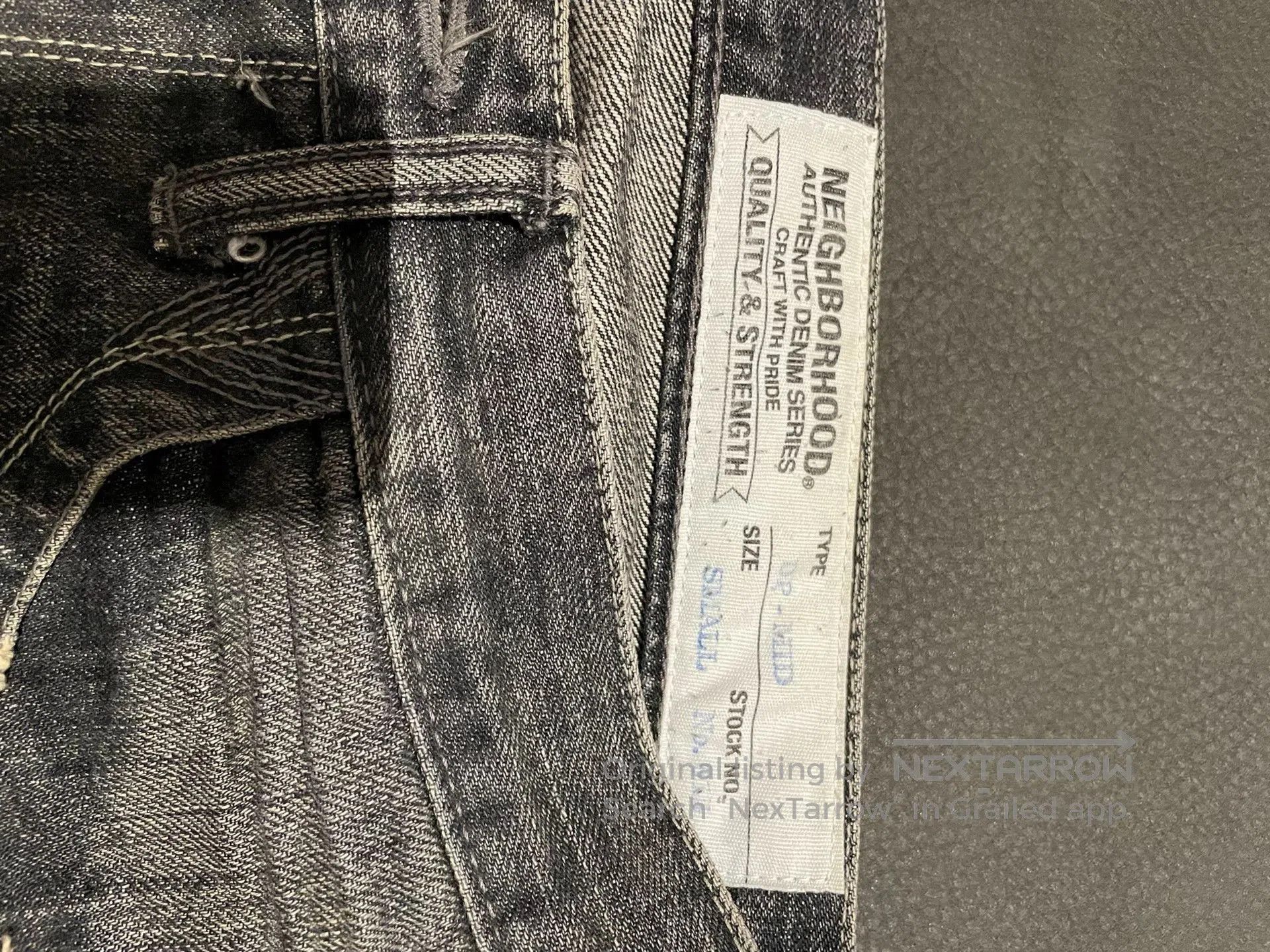 Neighborhood NEIGHBORHOOD Indigo Patch Miner Jeans S. Size US 27 - 3 Thumbnail