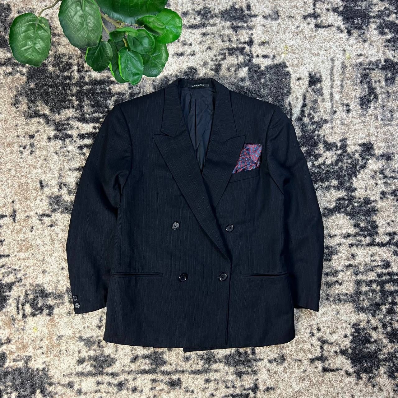 Yves Saint Laurent Yves Saint Laurent Luxury Y2K Striped Blazer Jacket Size 48R - 1 Thumbnail