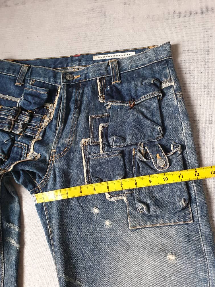 Issey Miyake 💥Sunaokuwahara issey miyake multipocket Japan denim pant Size US 33 - 12 Thumbnail