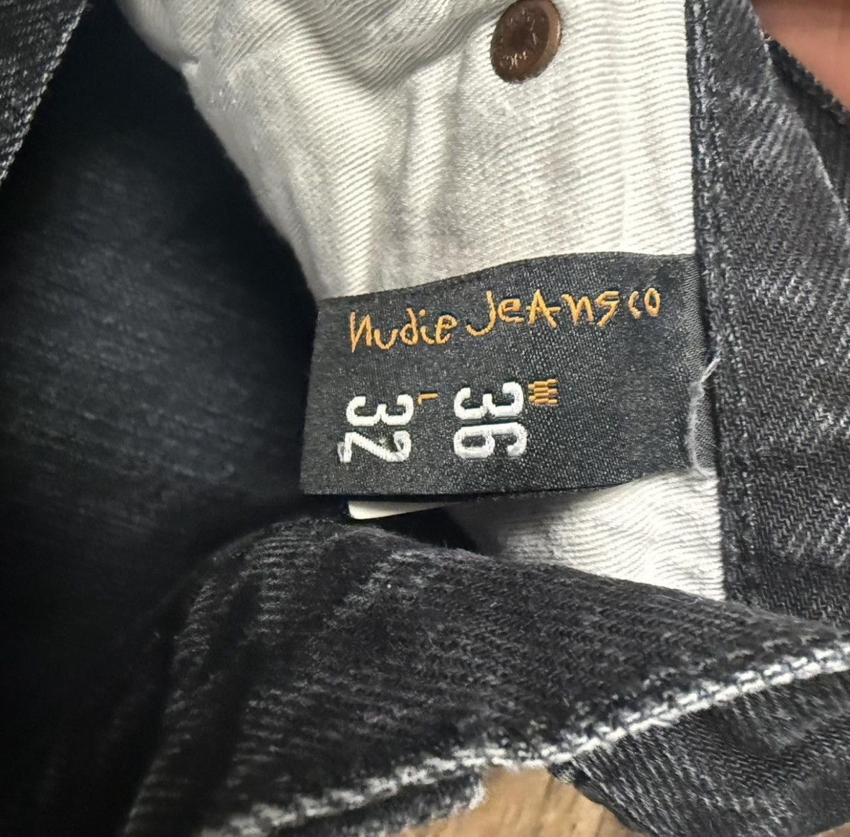 Nudie Jeans Nudie Jeans Black Denim Size US 36 / EU 52 - 2 Thumbnail