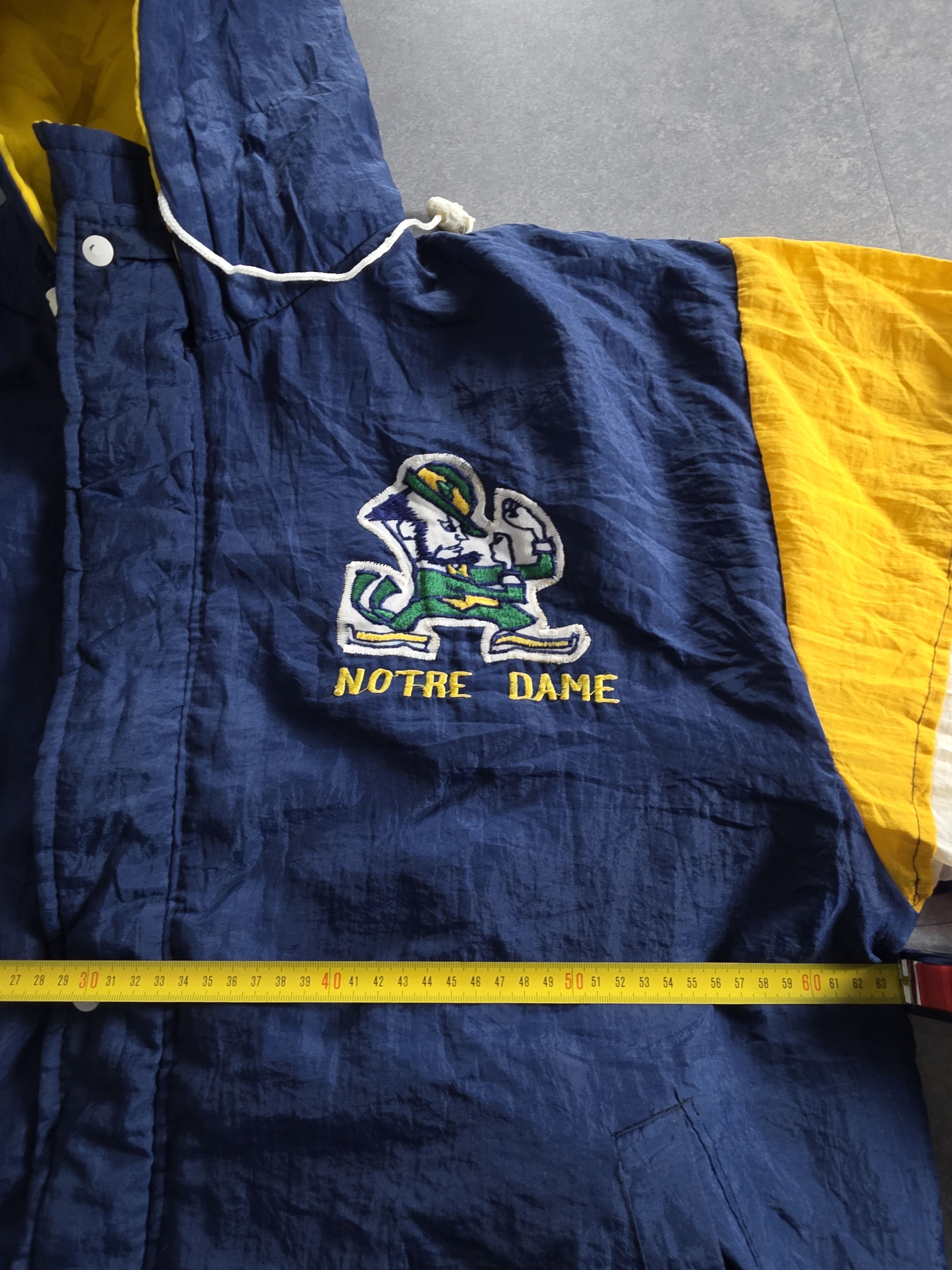 Starter Starter Notre Dame Fighting Irish Zipper Jacket Vintage 90s Size US M / EU 48-50 / 2 - 11 Thumbnail