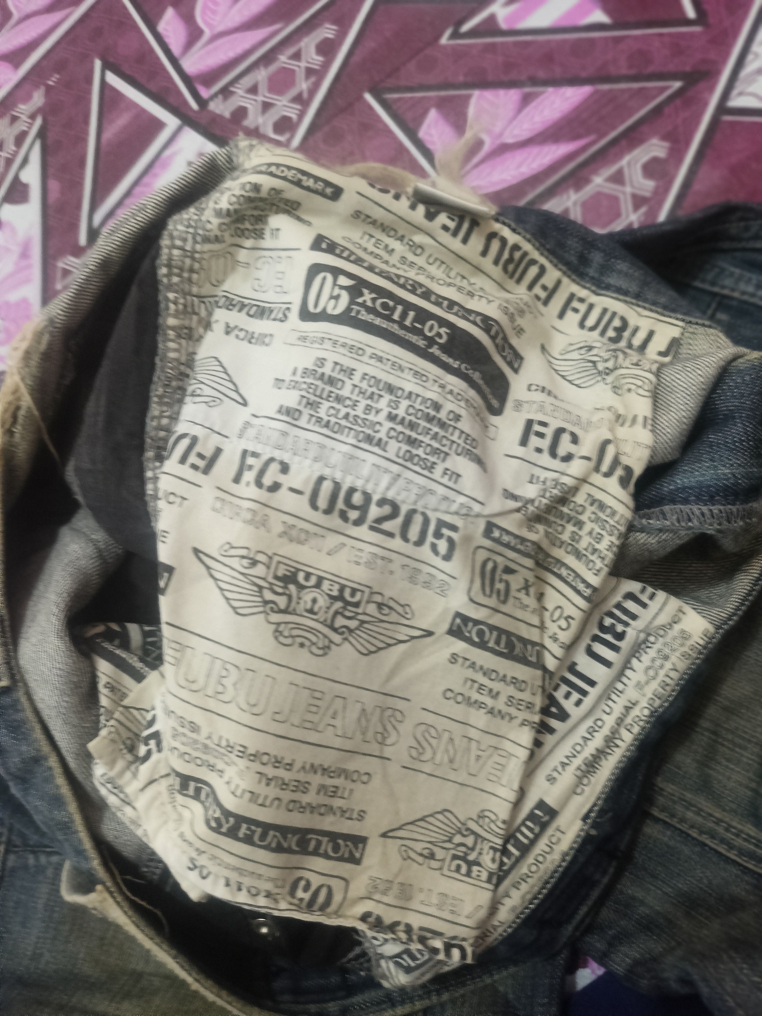 Fubu × Japanese Brand Fubu jeans collection style distressed denim Size US 31 - 13 Thumbnail