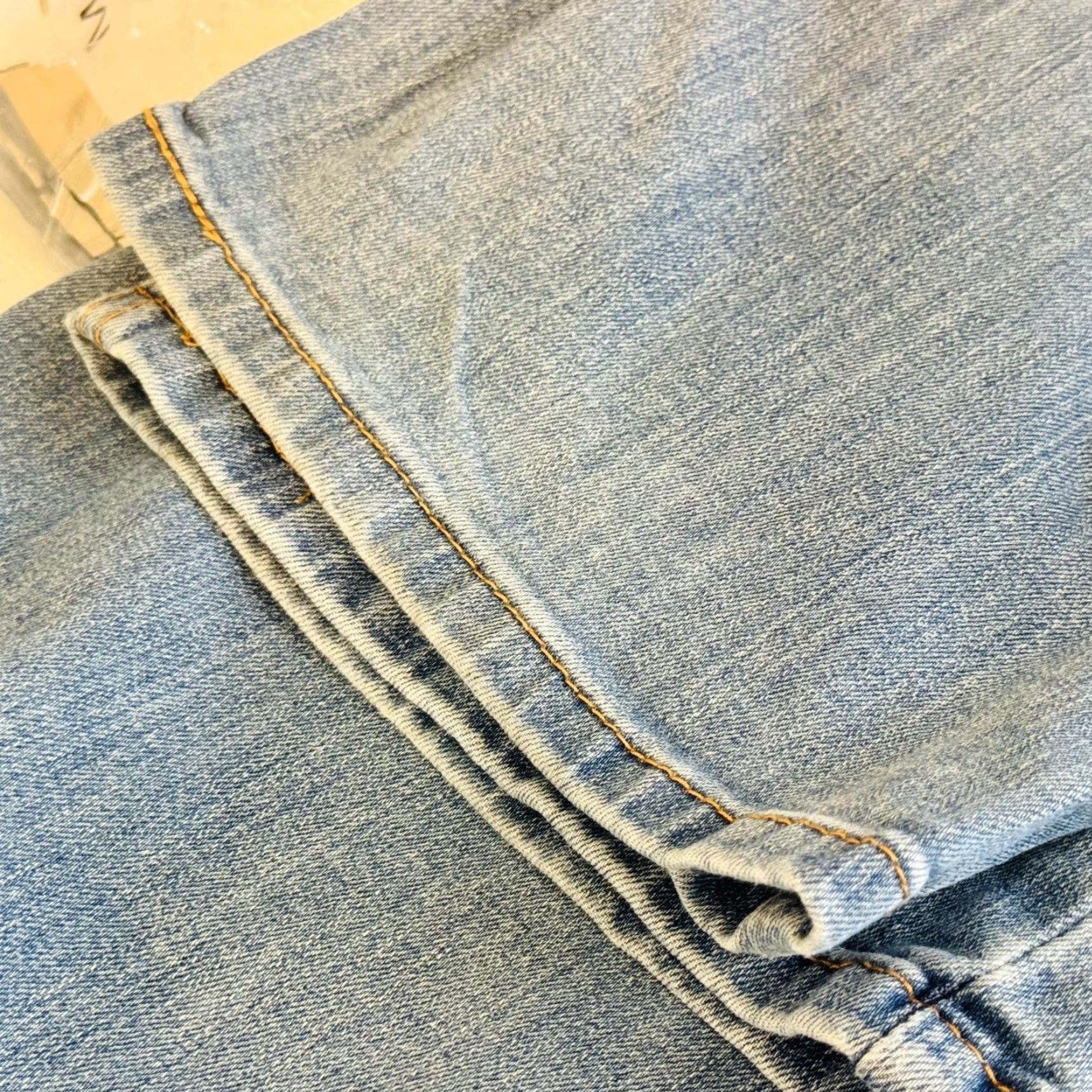 Levi's Levis 541 Jeans Mens 42x31 Blue Light Wash Athletic Taper Denim Size US 42 / EU 58 - 7 Thumbnail