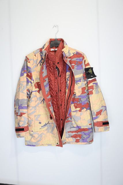 Stone Island o1rshd1 Camouflage Down Jacket in Multicolor Size US L / EU 52-54 / 3 - 7 Thumbnail