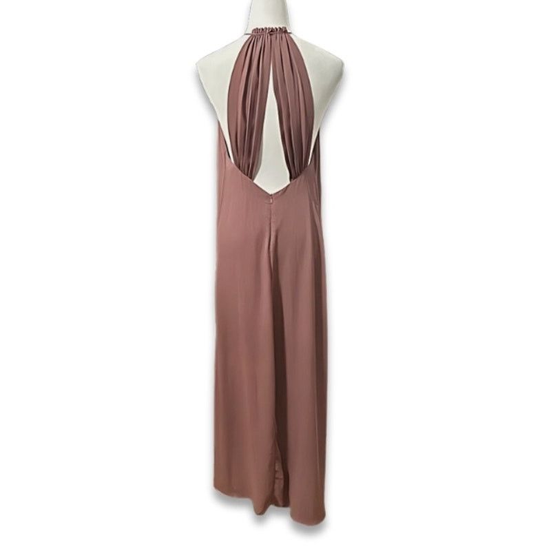 Other Everly A-Line Maxi Dress Ruched Halter Neckline Pink S NWOT Size S / US 4 / IT 40 - 4 Thumbnail