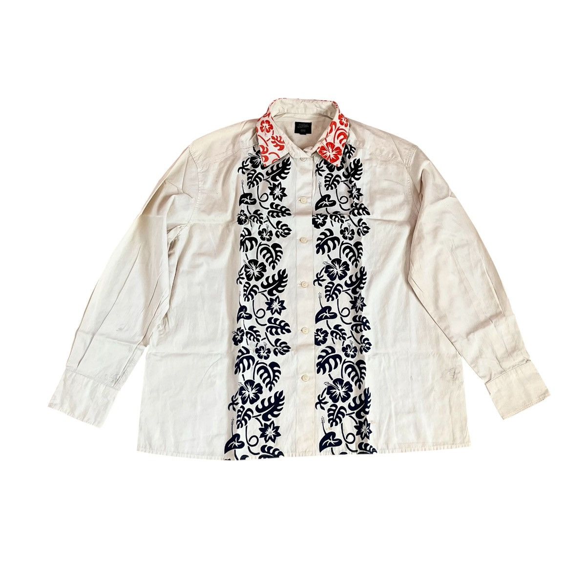 Jean Paul Gaultier TAX FREE 🇺🇸 jean paul gaultier femme floral button up shirt Size US M / EU 48-50 / 2 - 1 Thumbnail