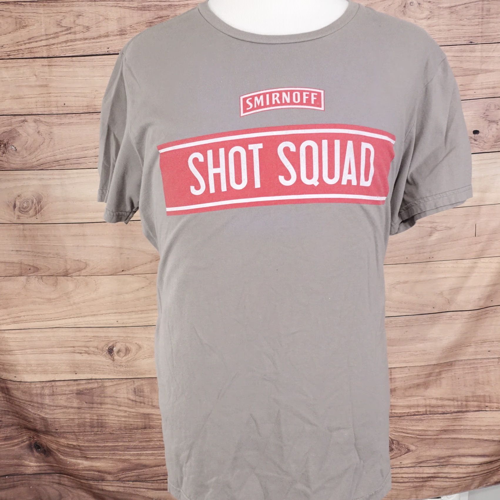 Vintage VINTAGE Smirnoff Vodka T-Shirt Unisex Adults XL Gray Liquor Promotional 2000s Size US XL / EU 56 / 4 - 2 Thumbnail