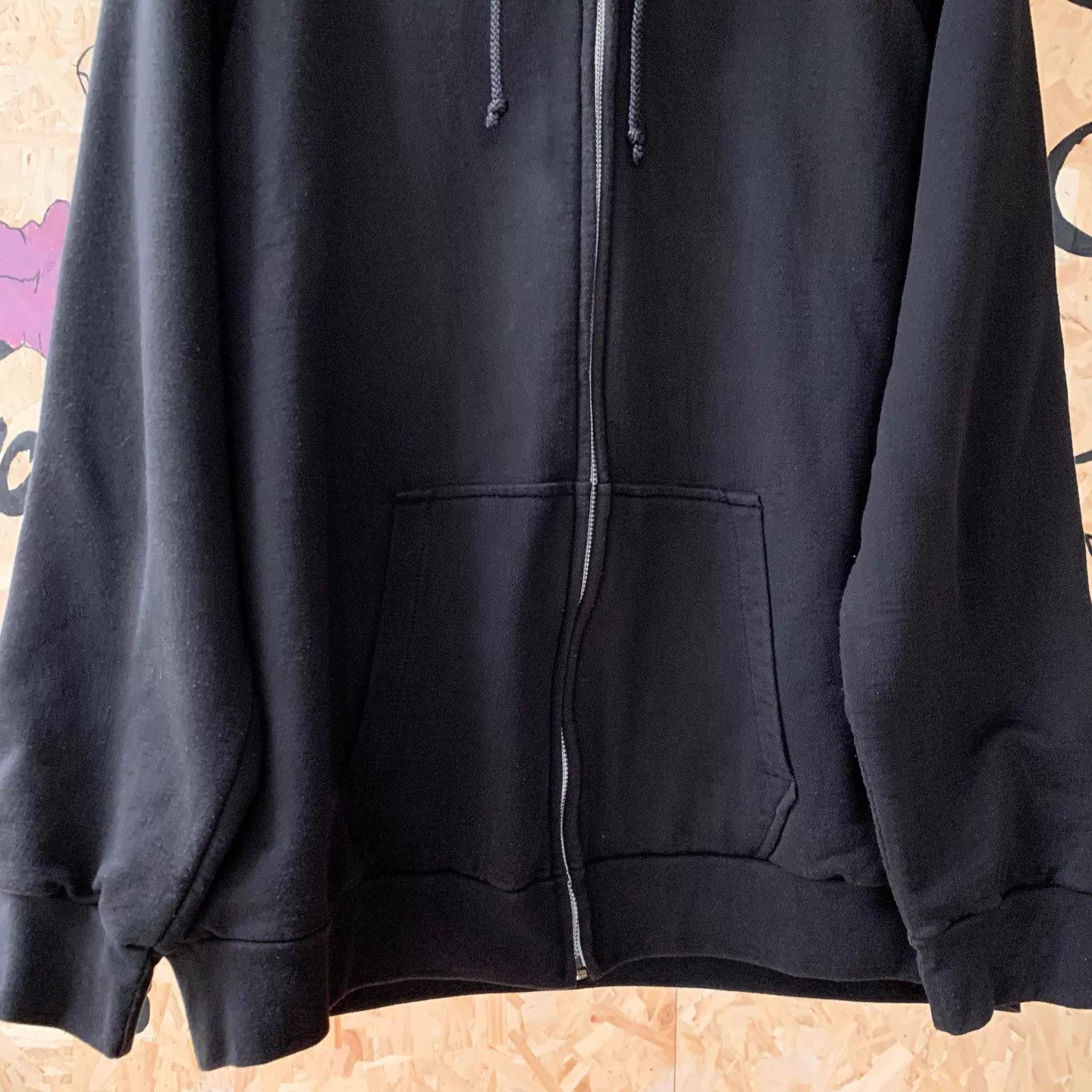 Chrome Hearts Chrome Hearts Oversized Zip-Up Jacket Black XL Size US XL / EU 56 / 4 - 4 Thumbnail