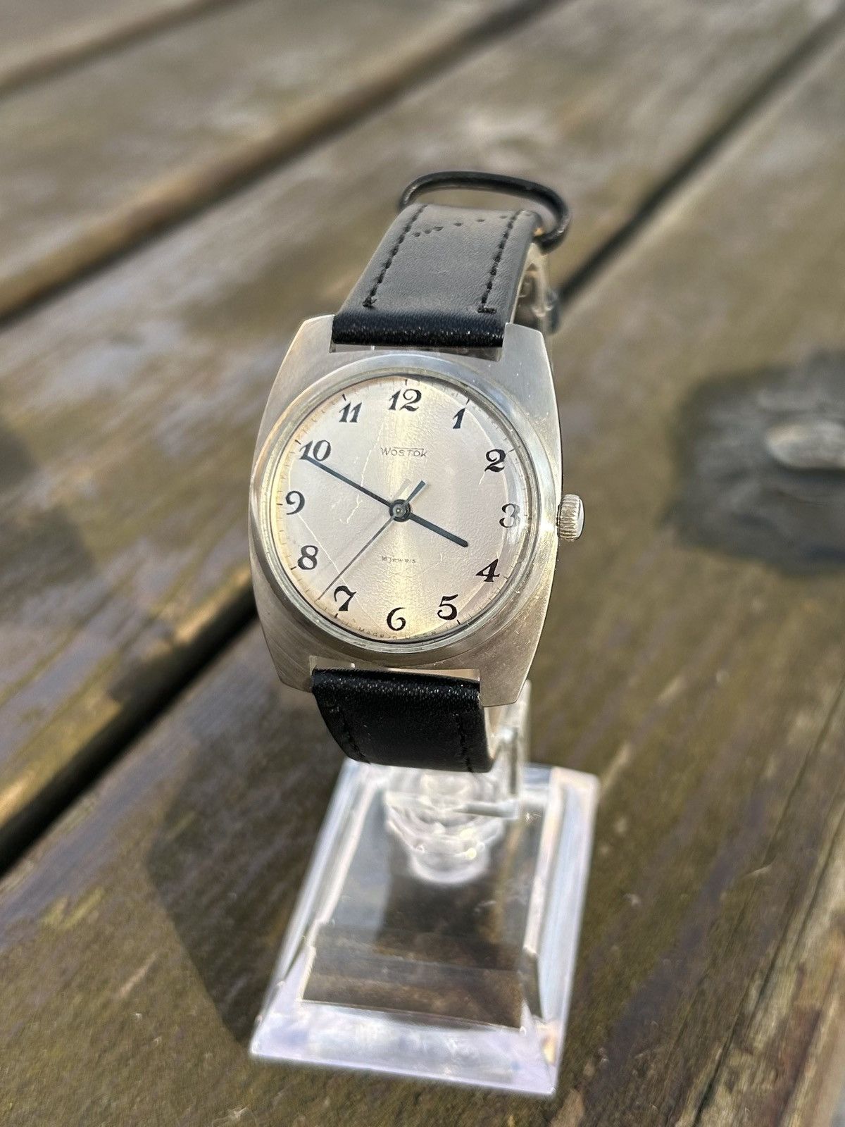 Vintage Vintage Watch Soviet USSR Mechanical Wostok Hand Winding Size ONE SIZE - 2 Thumbnail